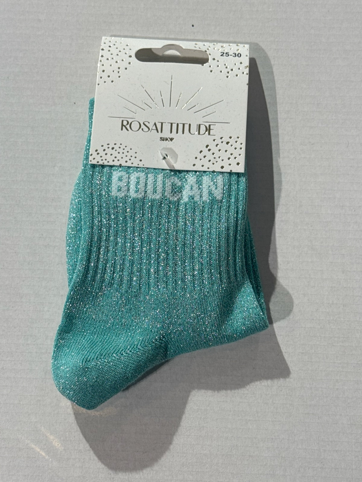 Chaussettes Bleu Pailletée « Boucan »