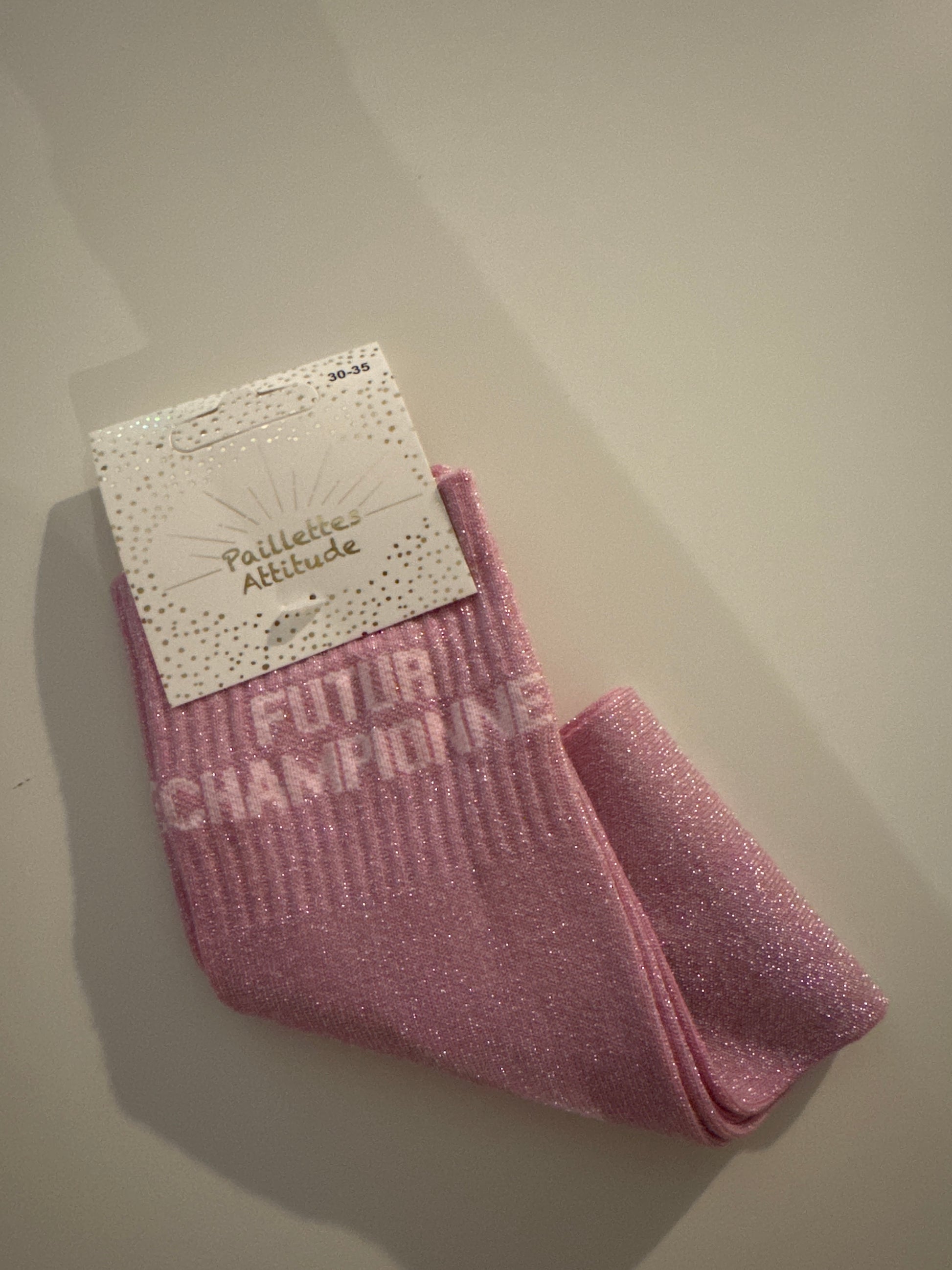 Chaussette pailletée FUTUR CHAMPIONNE 30/35