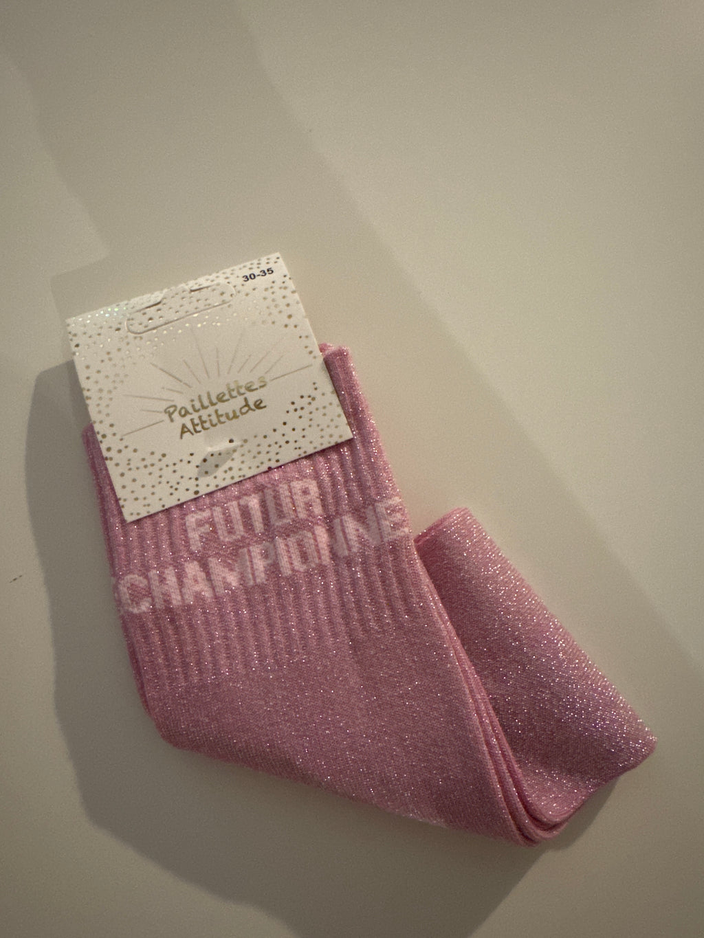 Chaussette pailletée FUTUR CHAMPIONNE 30/35