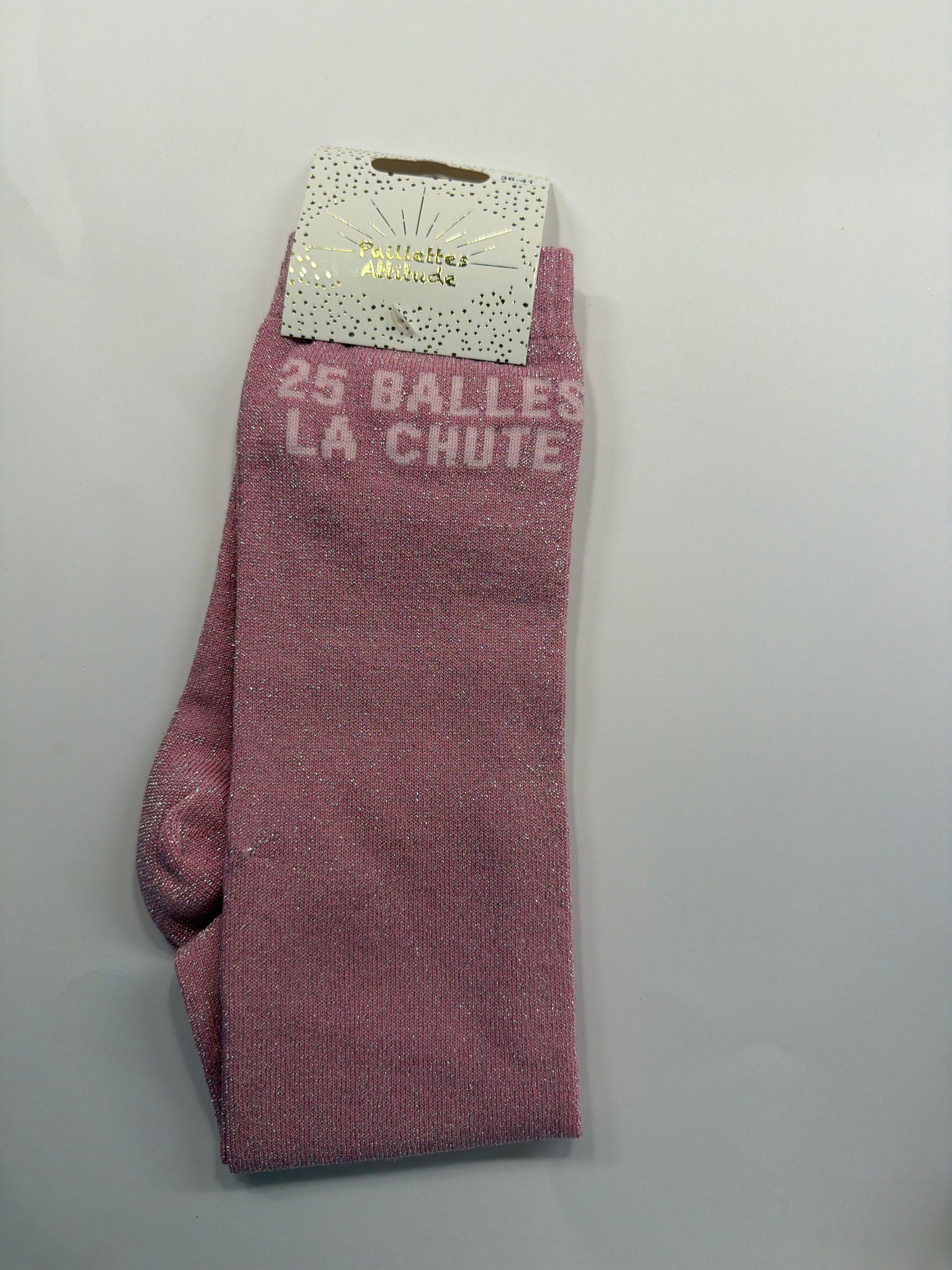 chaussette pailletée équitation 36-41 - 25 BALLES LA CHUTE