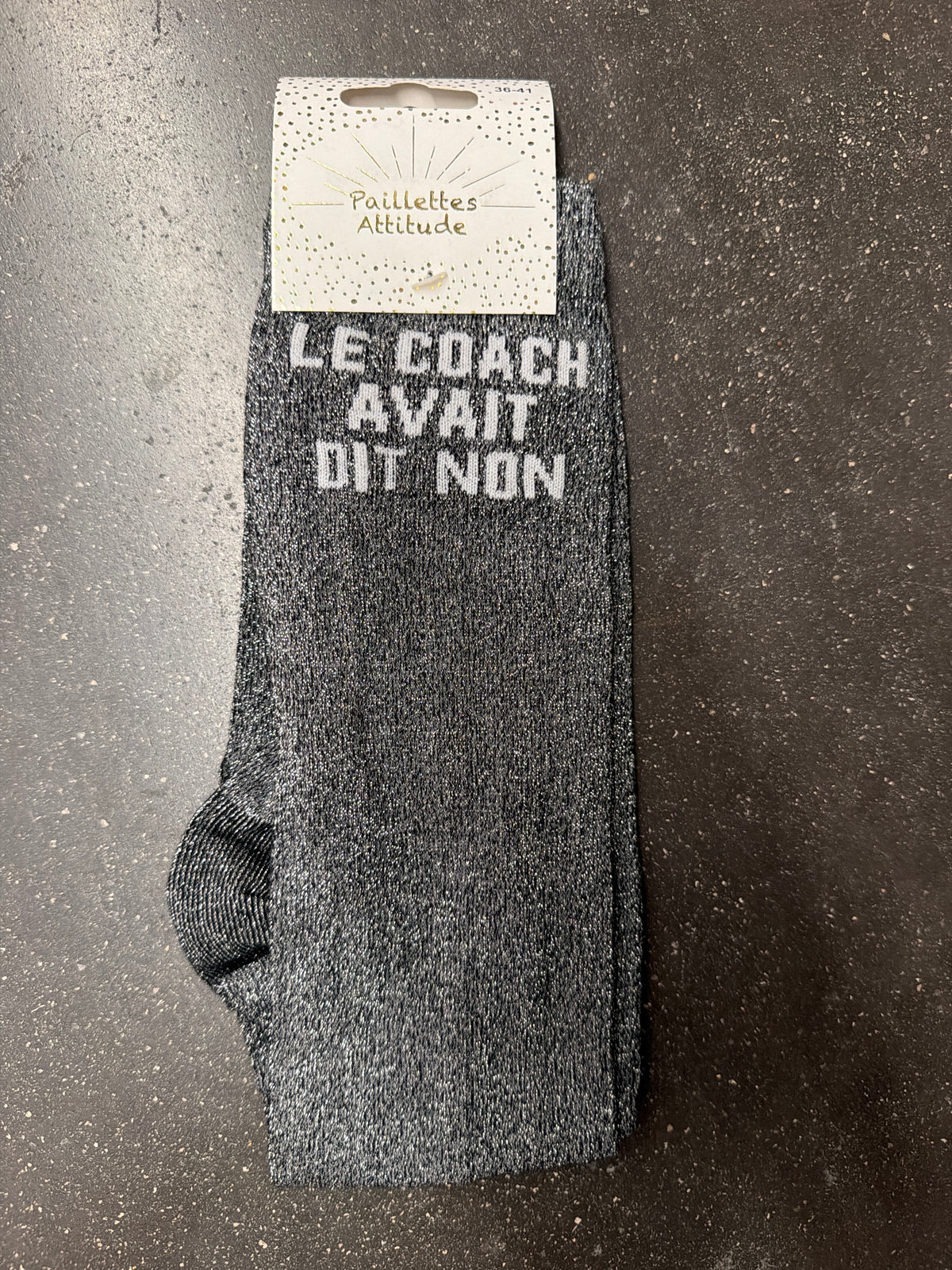 Chaussette pailletée équitation 36-41 LE COACH AVAIT DIT NON