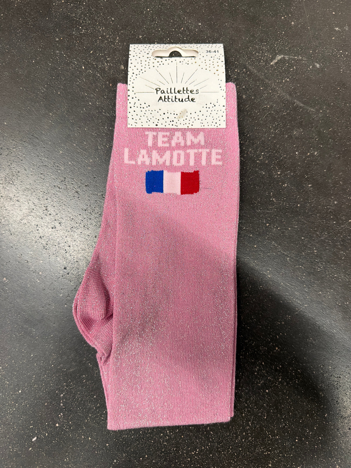 Chaussette pailletée équitation 36-41 TEAM LAMOTTE 🇫🇷