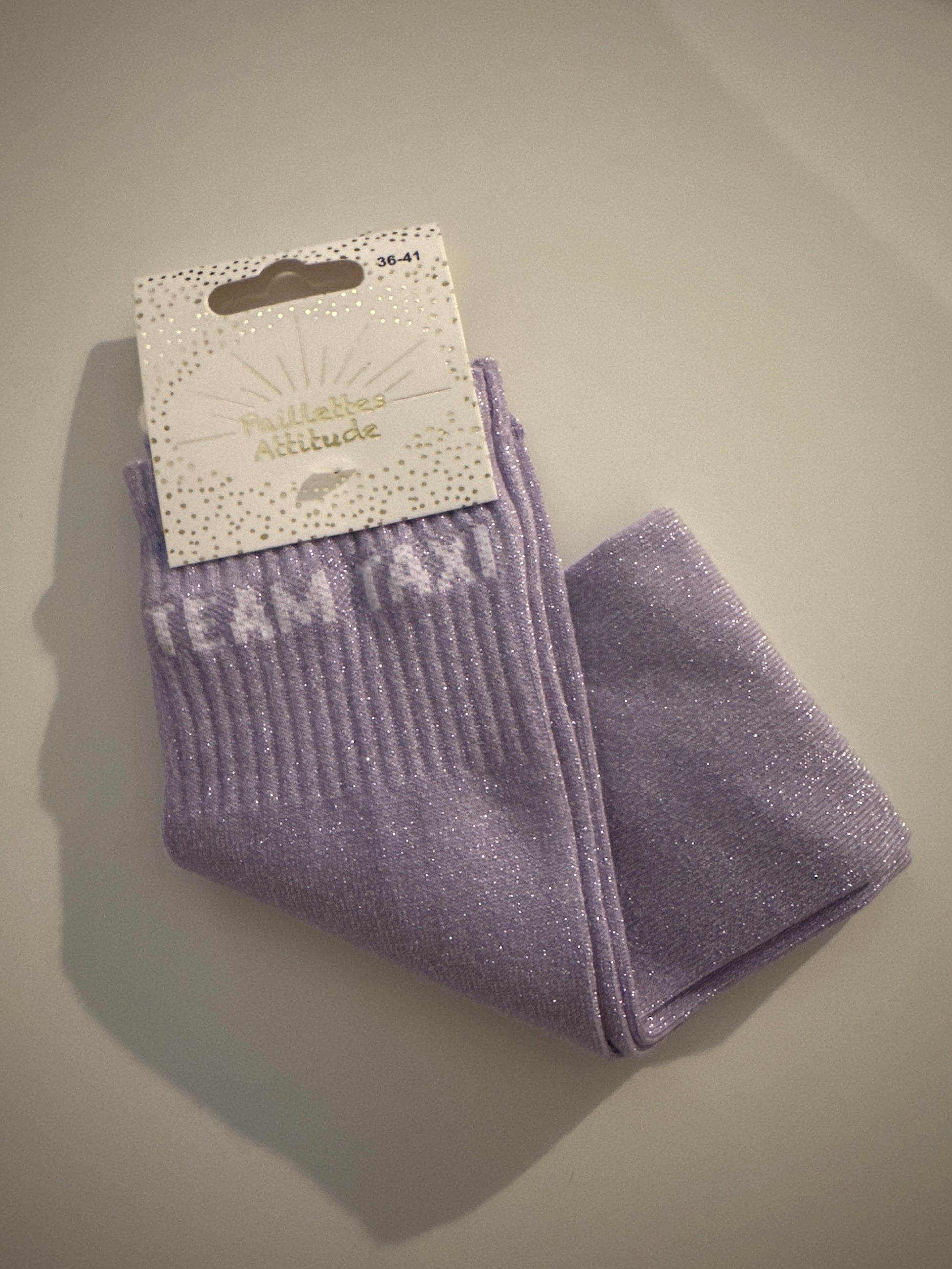 Chaussette pailletée équitation TEAM TAXI