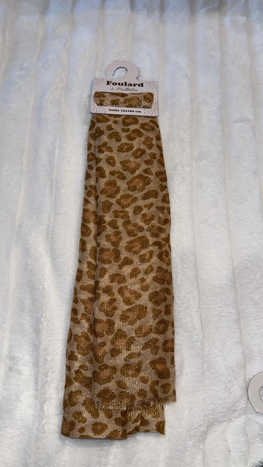 ✨ Foulards à Paillettes – Imprimés Tendance ✨