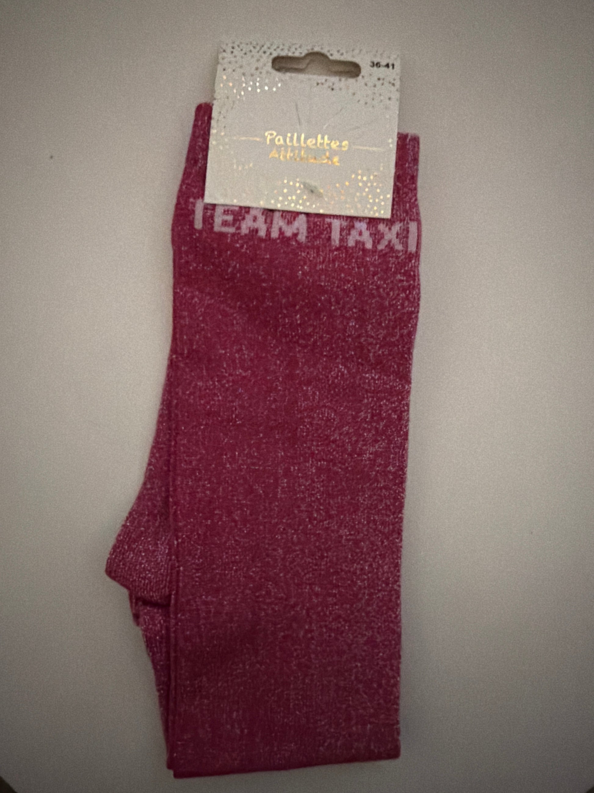 Chaussettes pailletée équitation 36-41 TEAM TAXI