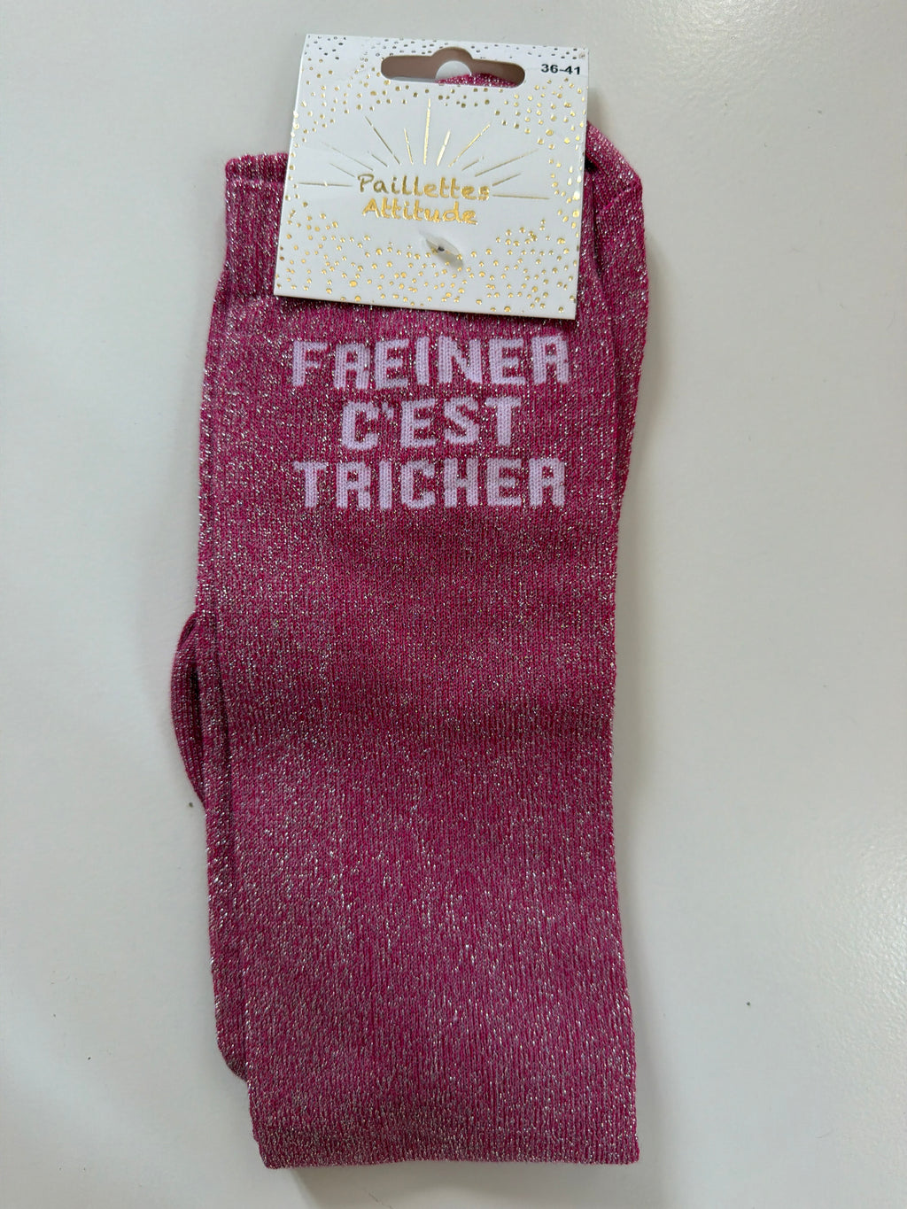 Chaussette équitation pailletée 36-41 FREINER C’EST TRICHER