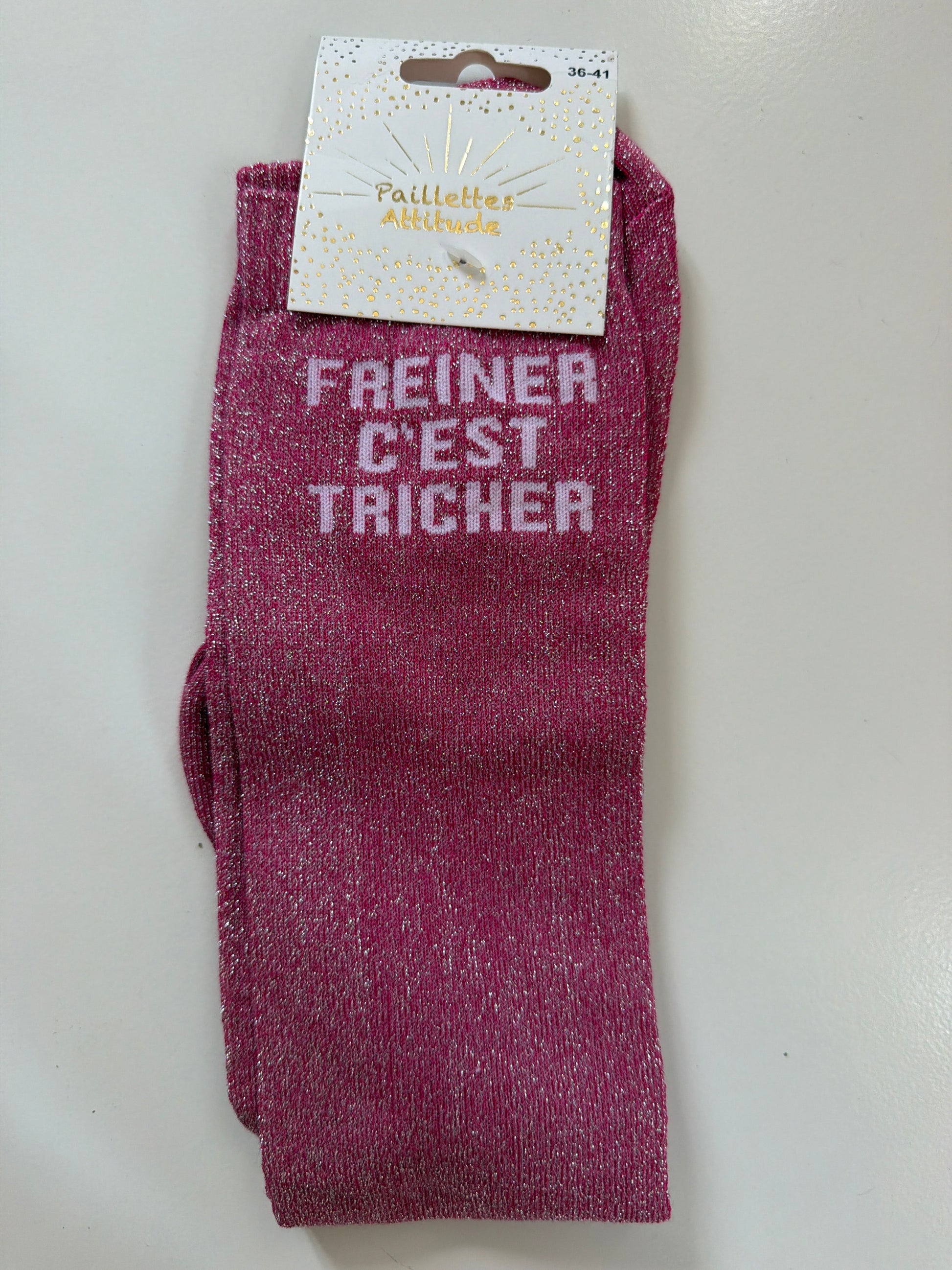 Chaussette équitation pailletée 36-41 FREINER C’EST TRICHER