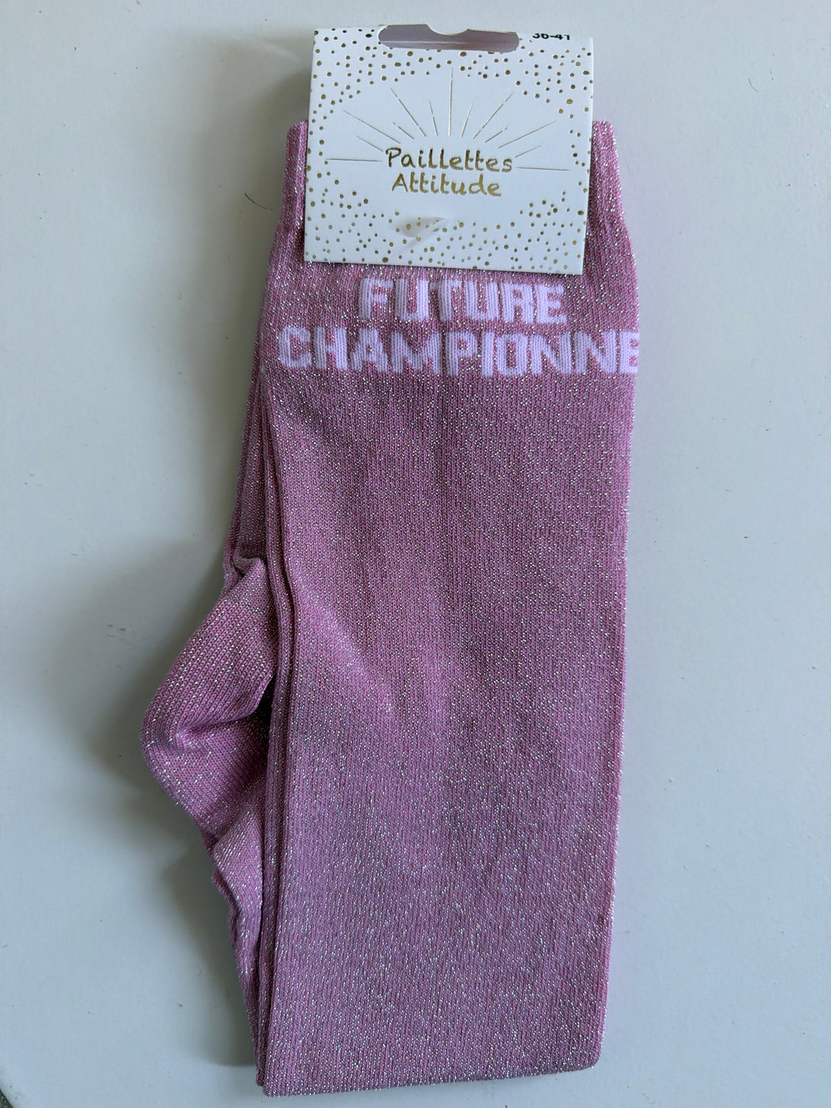 Chaussette équitation pailletée 36-41 FUTURE CHAMPIONNE