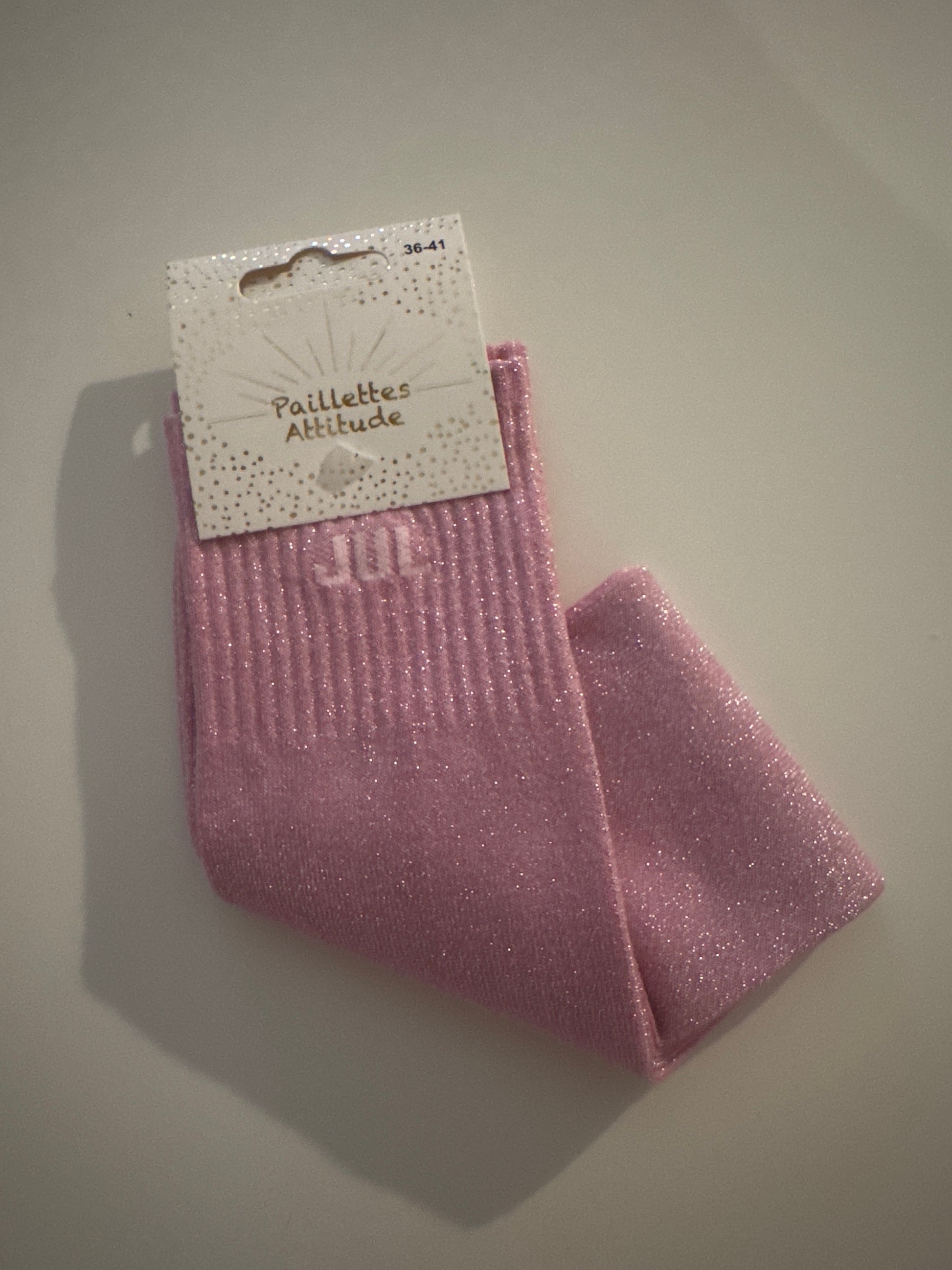 Chaussette pailletée équitation JUL 36/41
