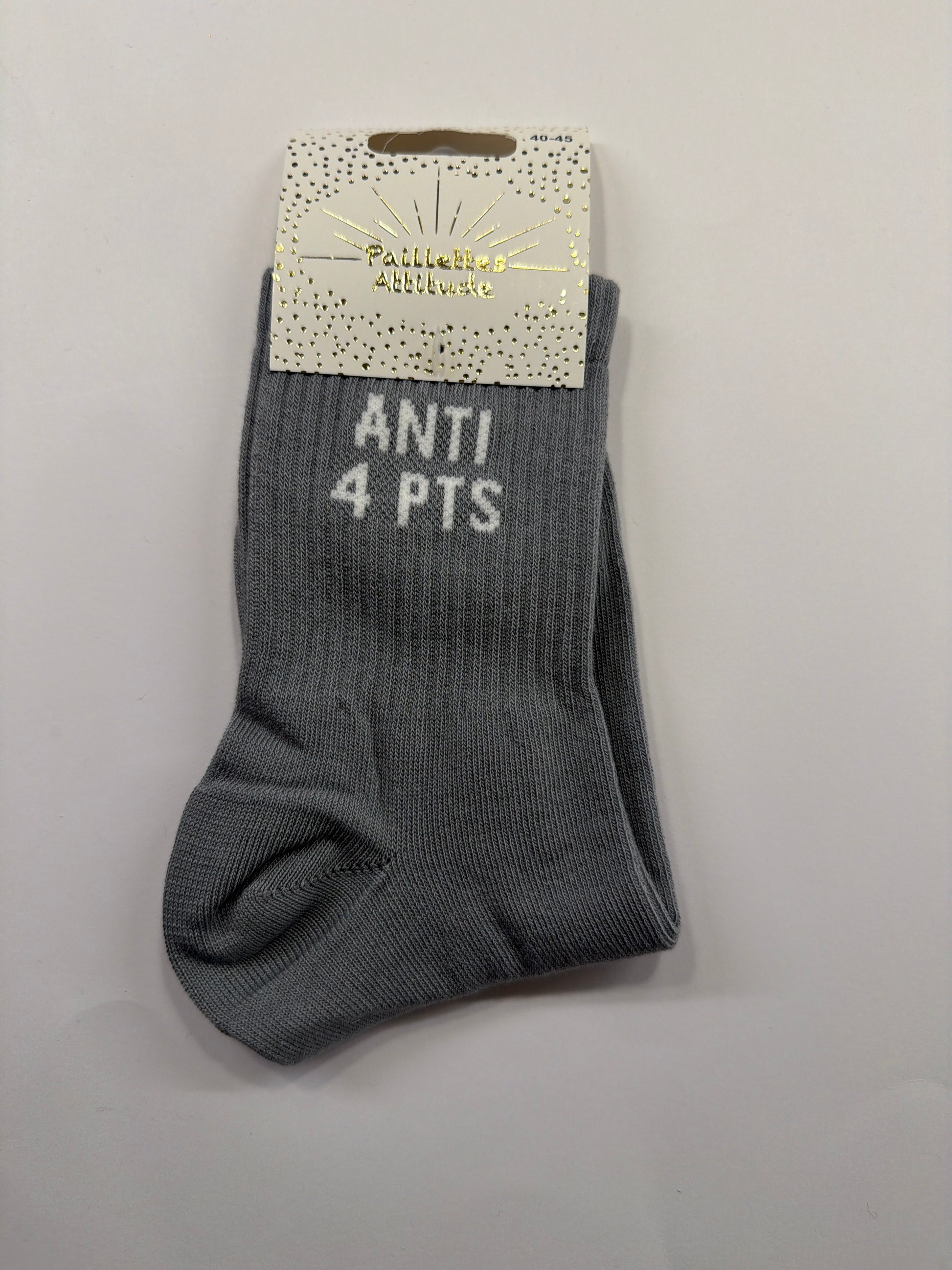 Chaussette de ville homme 40-45 ANTI 4 PTS