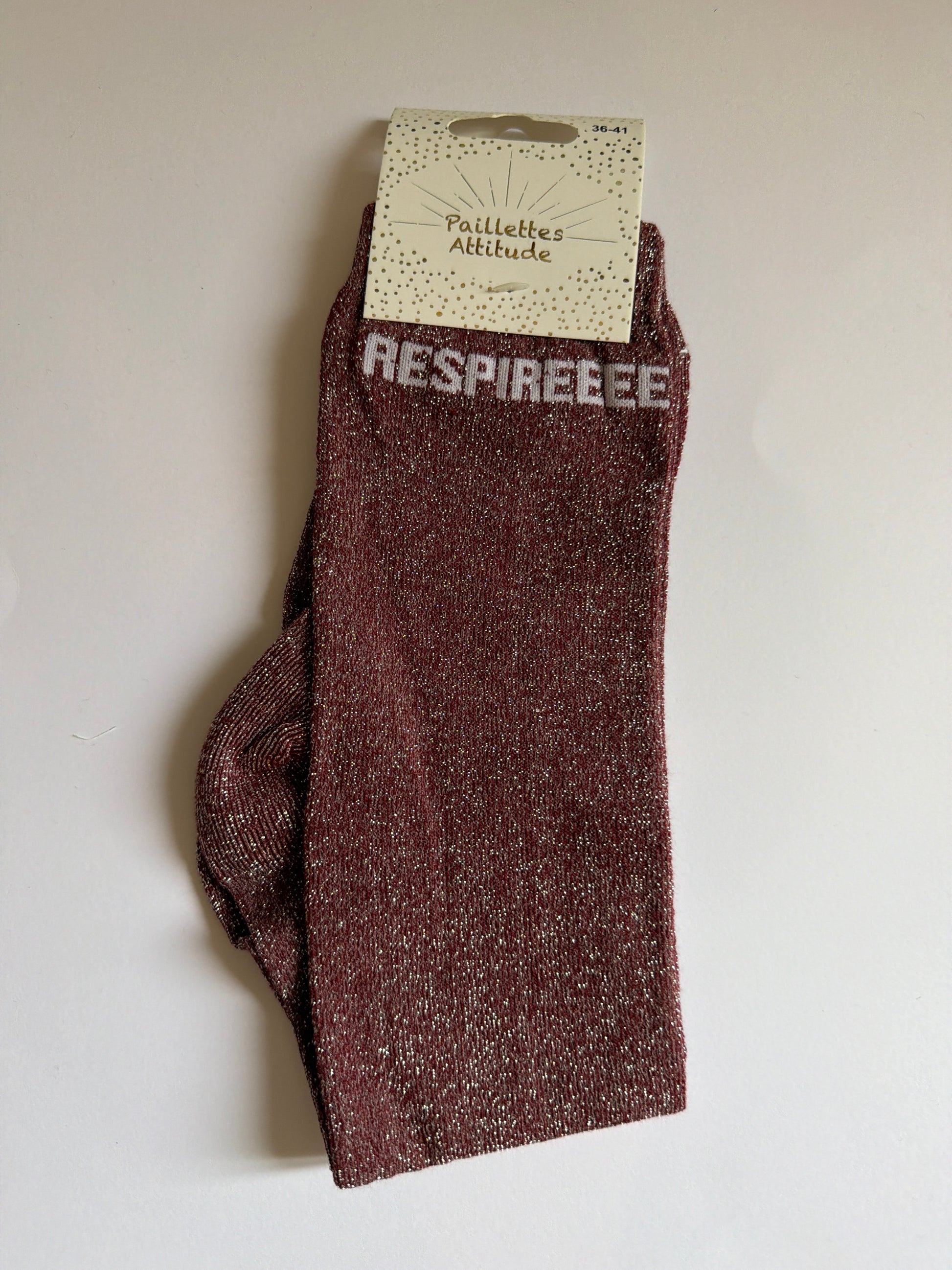 Chaussette pailletée équitation 36-41 RESPIREEEE