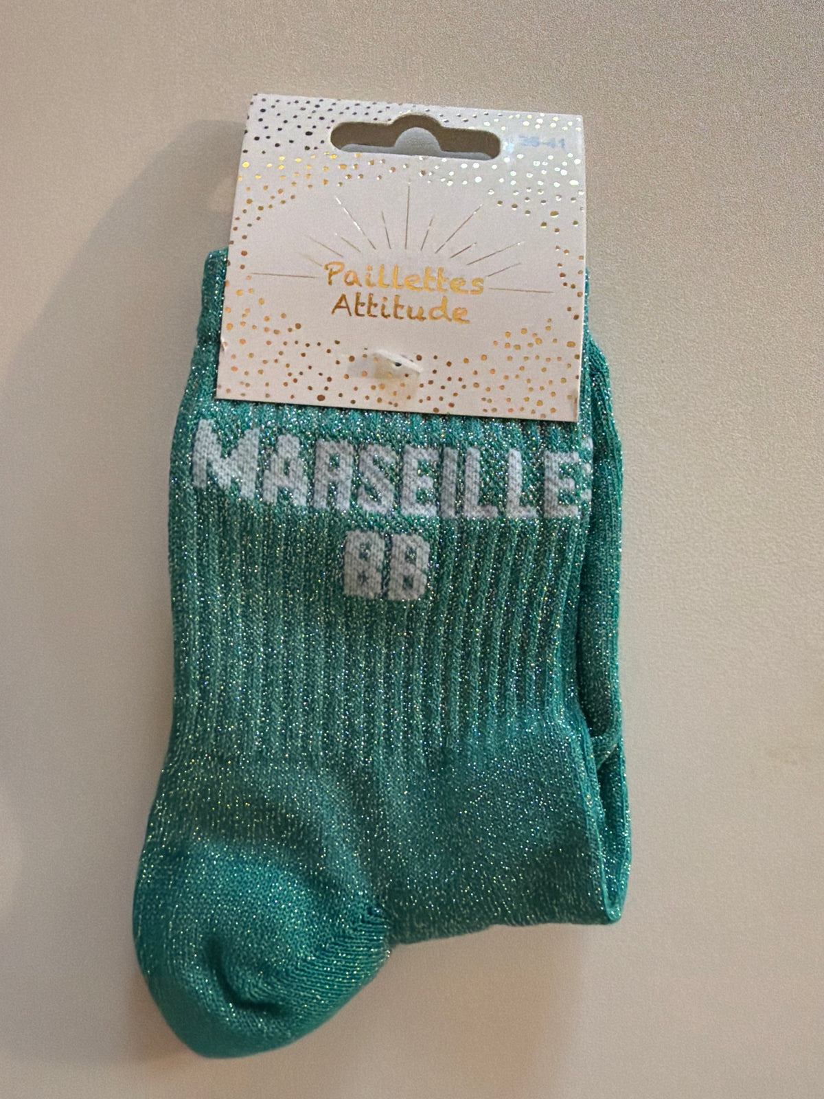 Chaussette de ville pailletée 36-41 MARSEILLE BB
