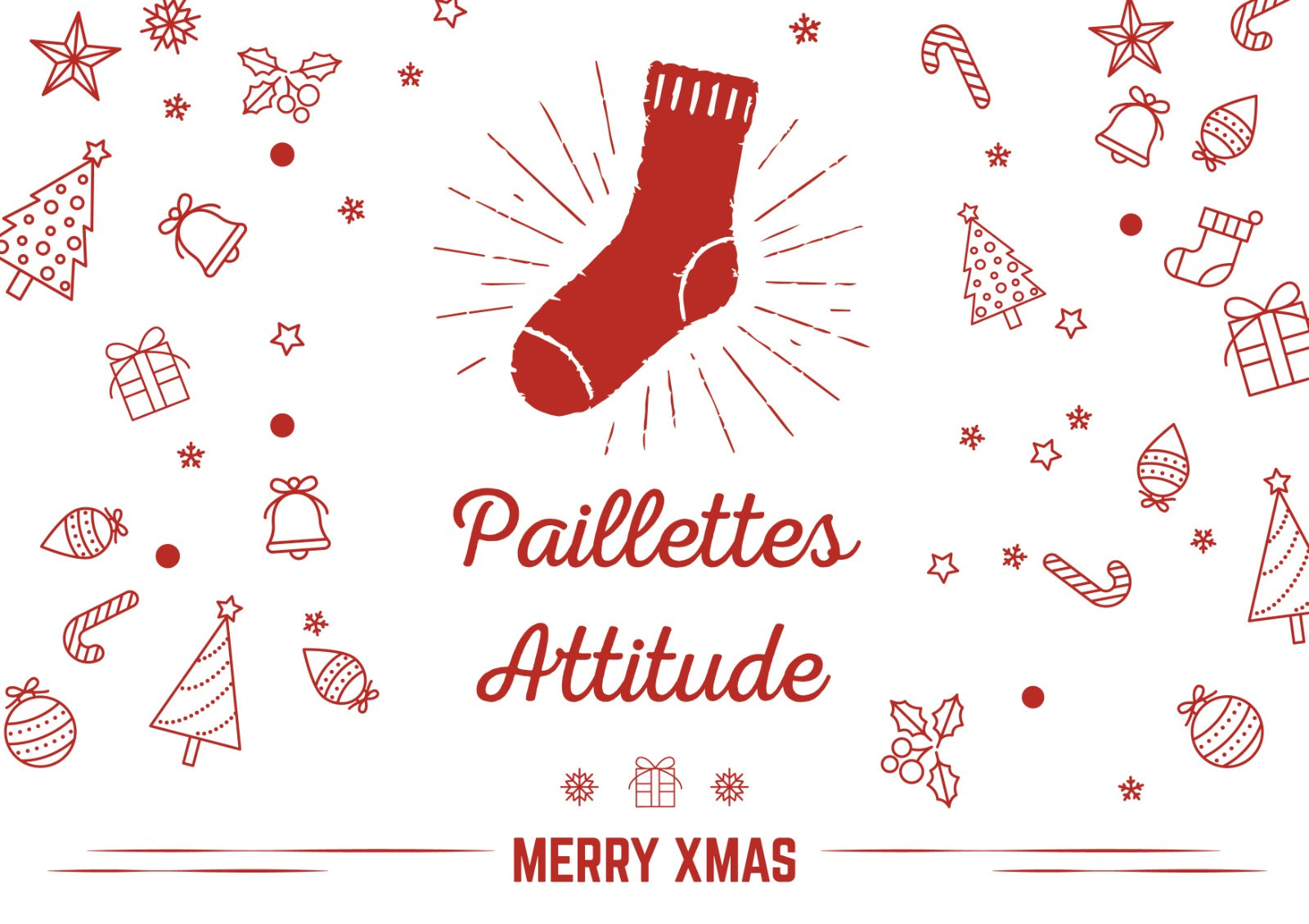 Calendrier de l’avent Paillettes Attitude