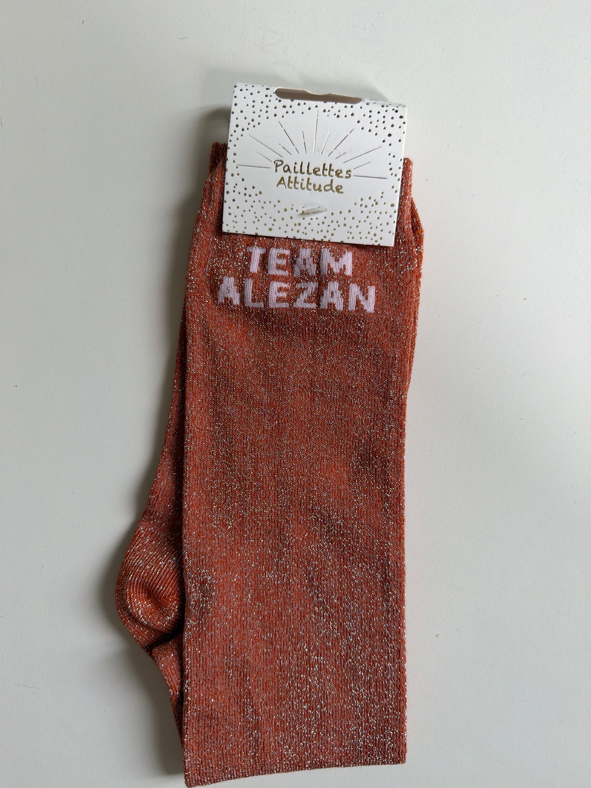 Chaussette équitation pailletée 36-41 TEAM ALEZAN