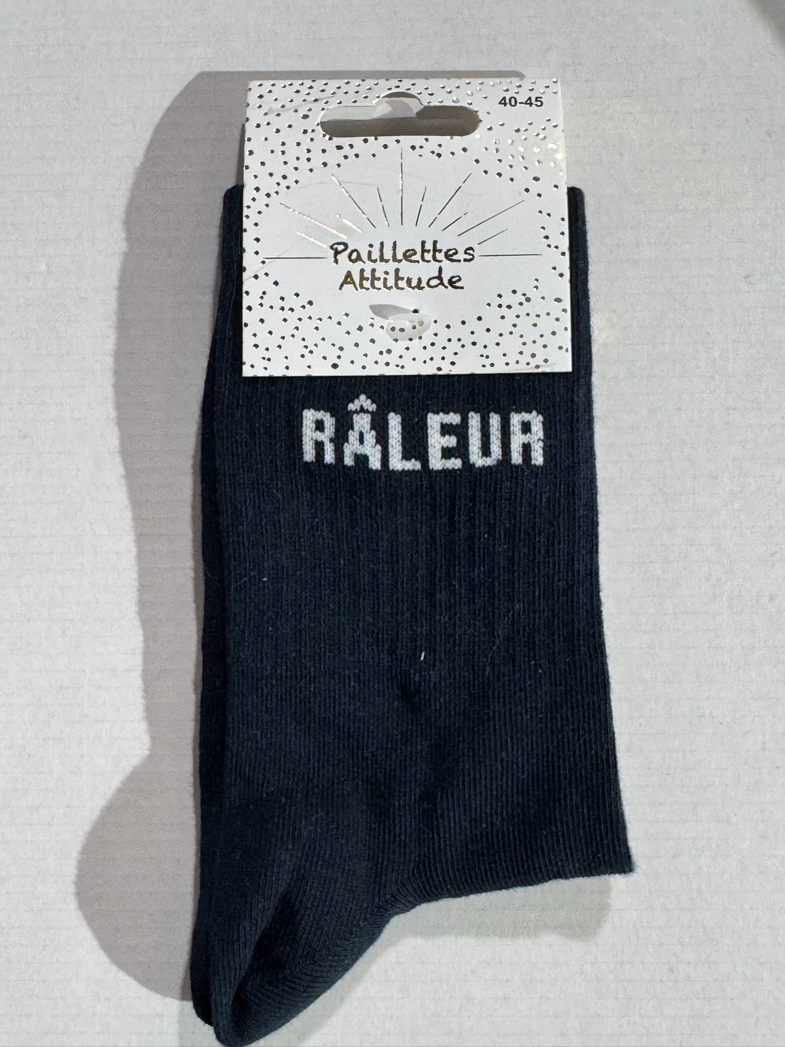 Chaussettes Noir « Raleur »