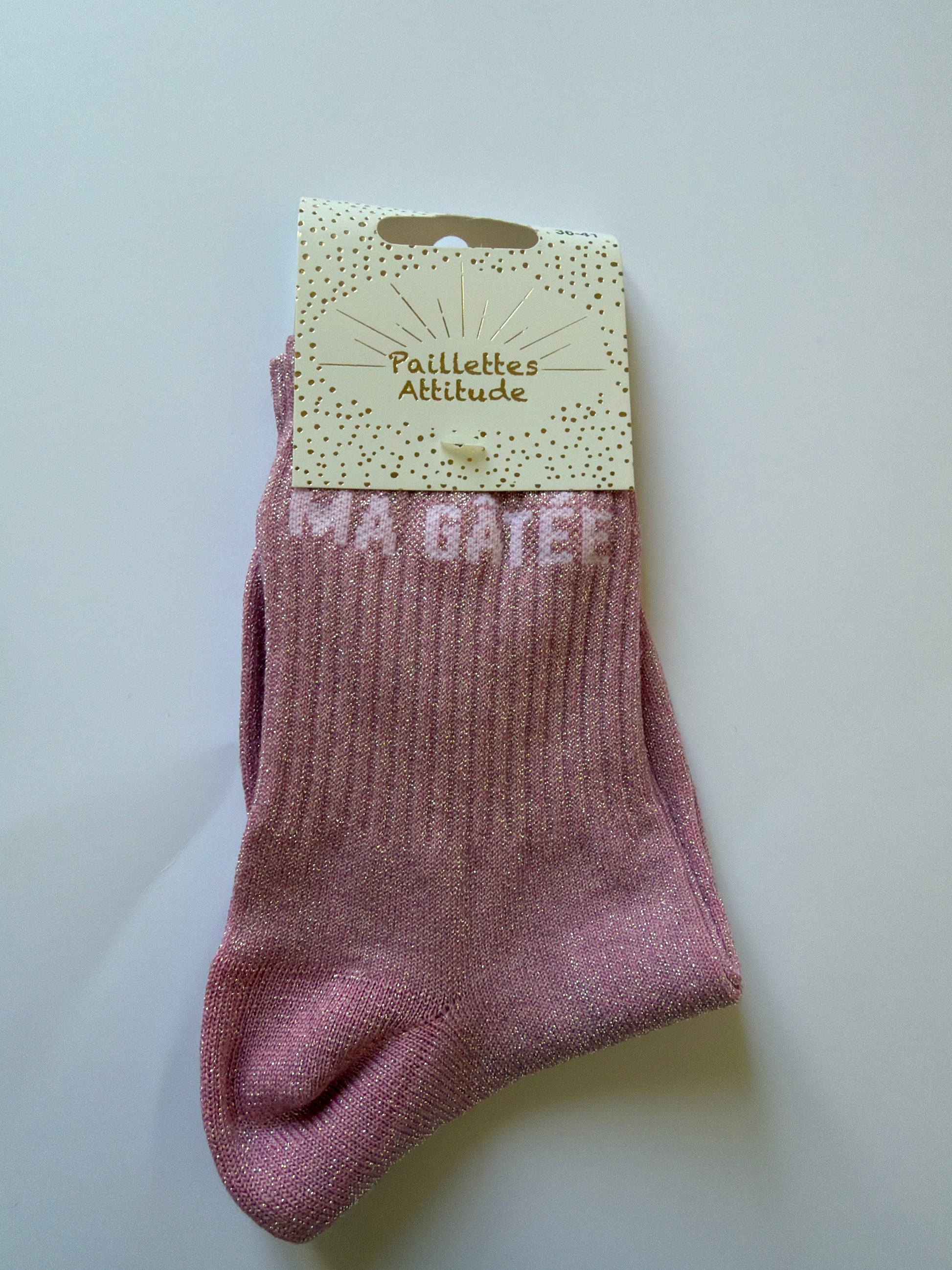 Chaussette de ville pailletée 36-41 MA GÂTÉE