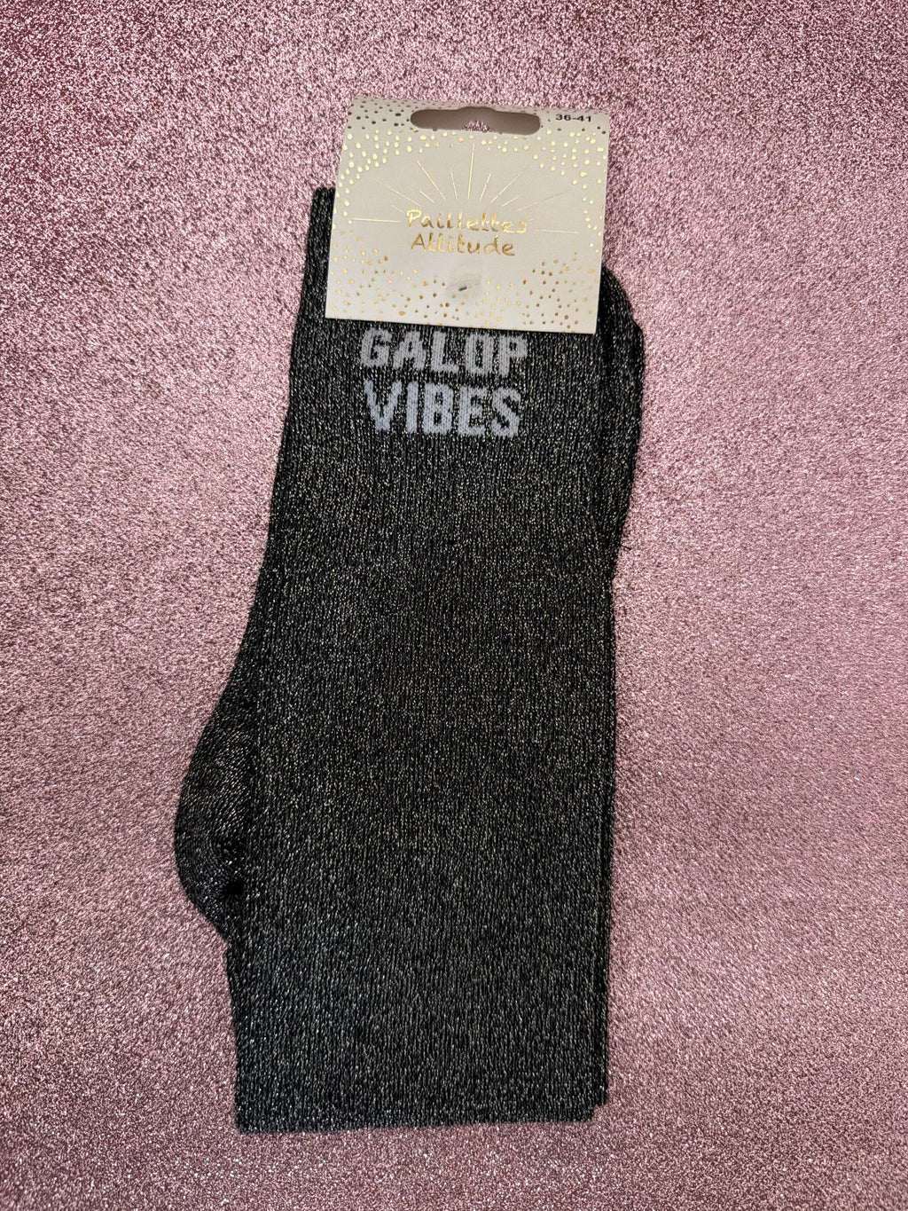 chaussette pailleté GALOP VIBES 36/41