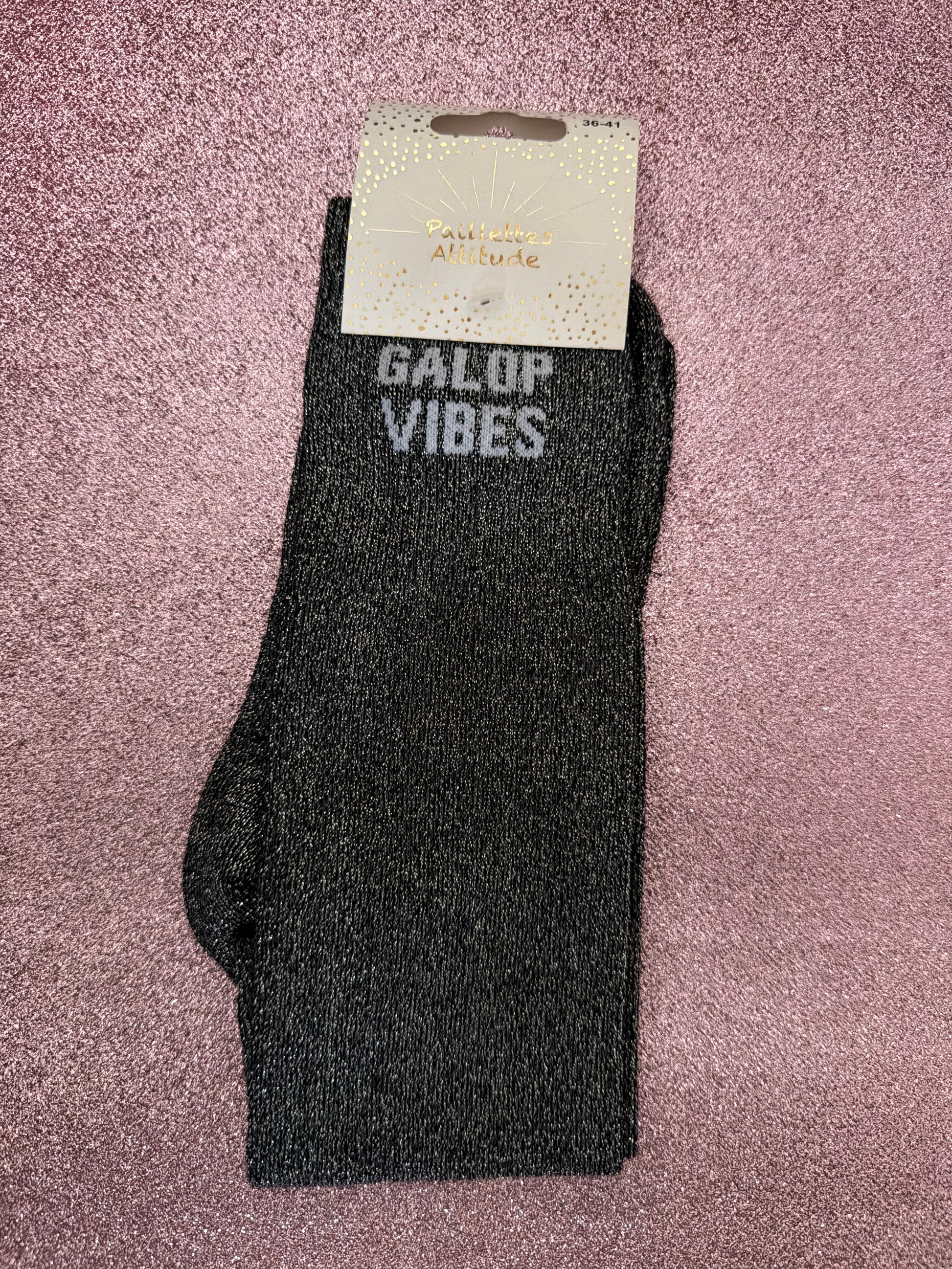 chaussette pailleté GALOP VIBES 36/41