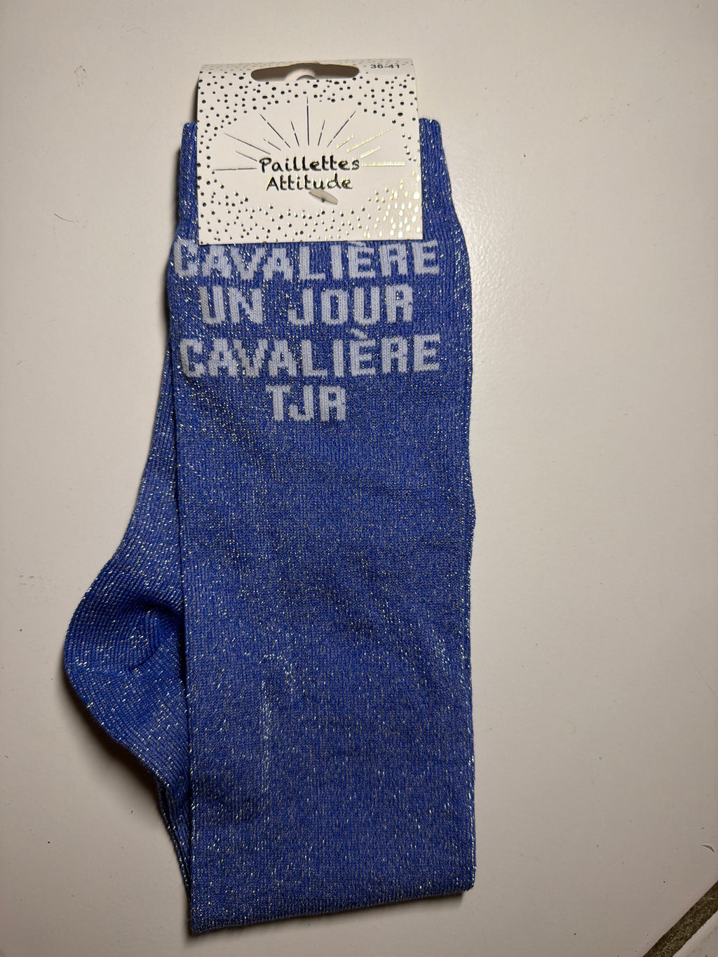 Chaussette pailletée équitation 36-41 CAVALIÈRE UN JOUR CAVALIÈRE TJR