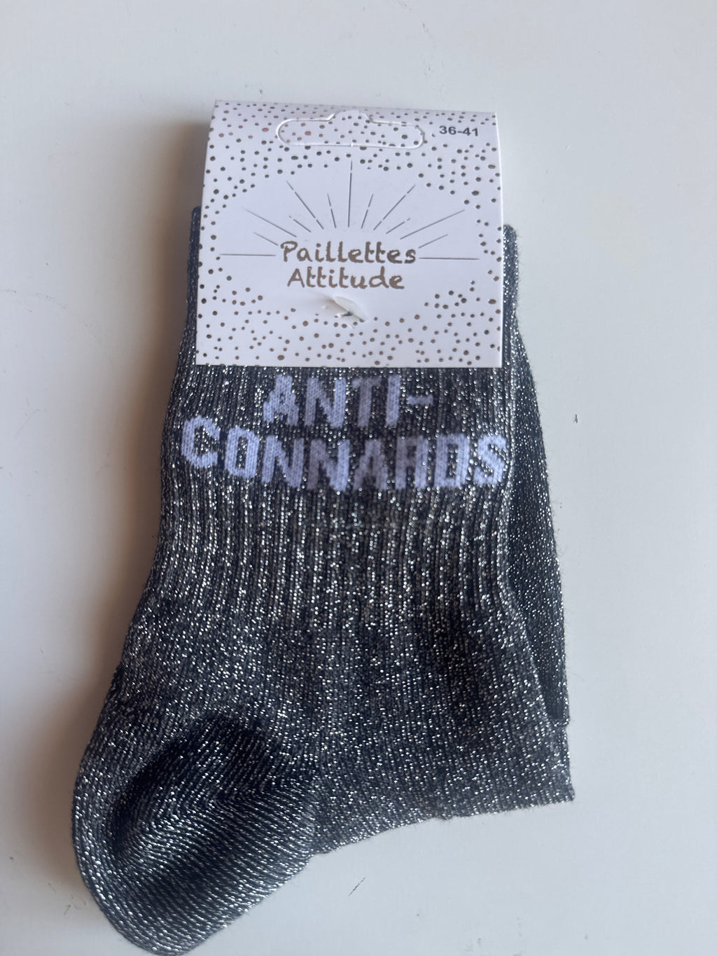 Chaussettes “Anti Connards” – Taille 36/41 ✨