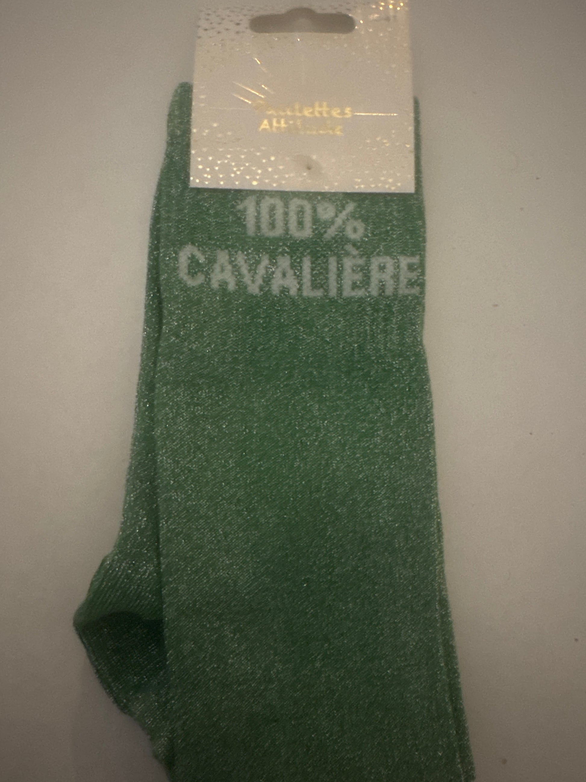 chaussette pailletée 100% cavalière 36/41