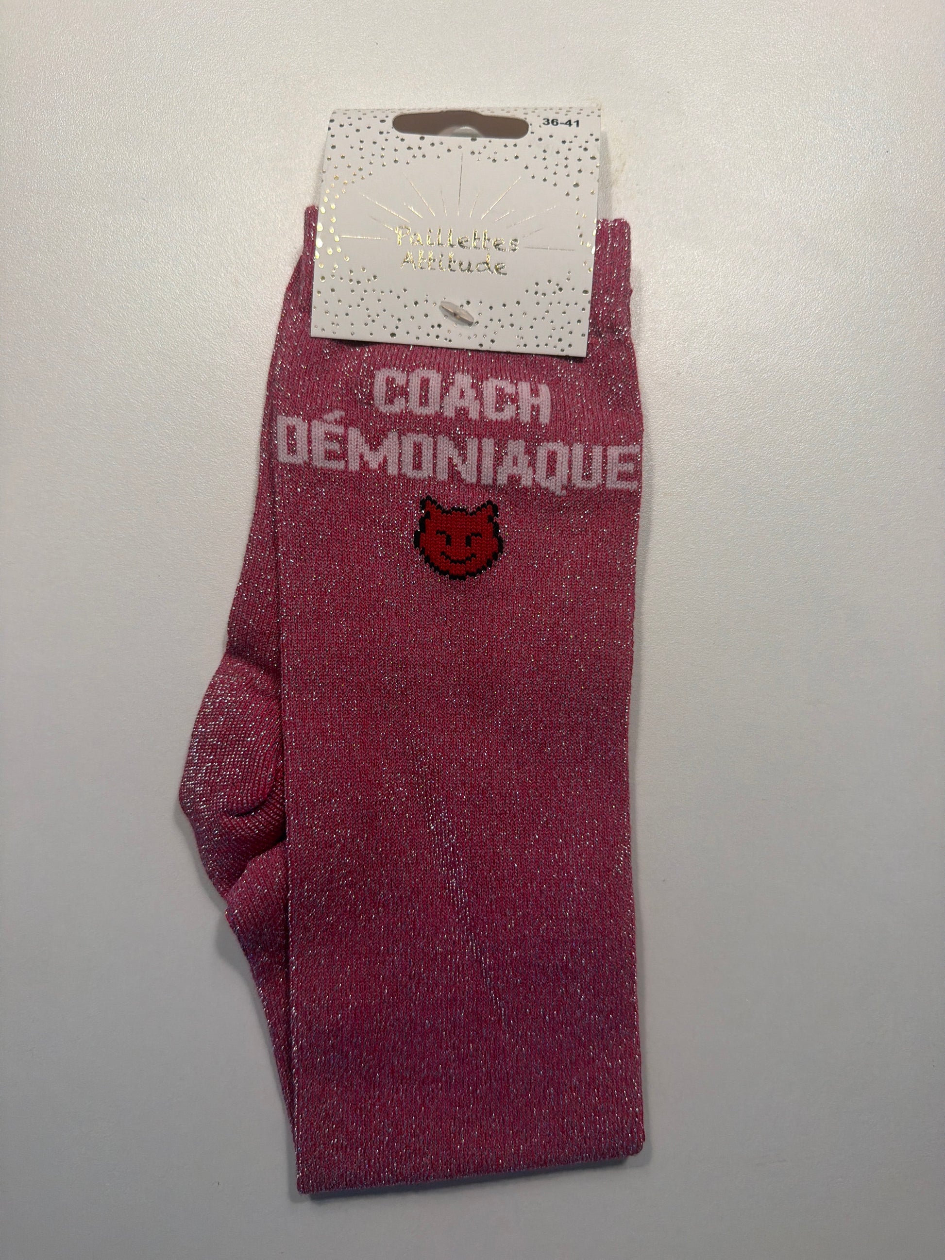 chaussette pailletée équitation 36-41 COACH DÉMONIAQUE
