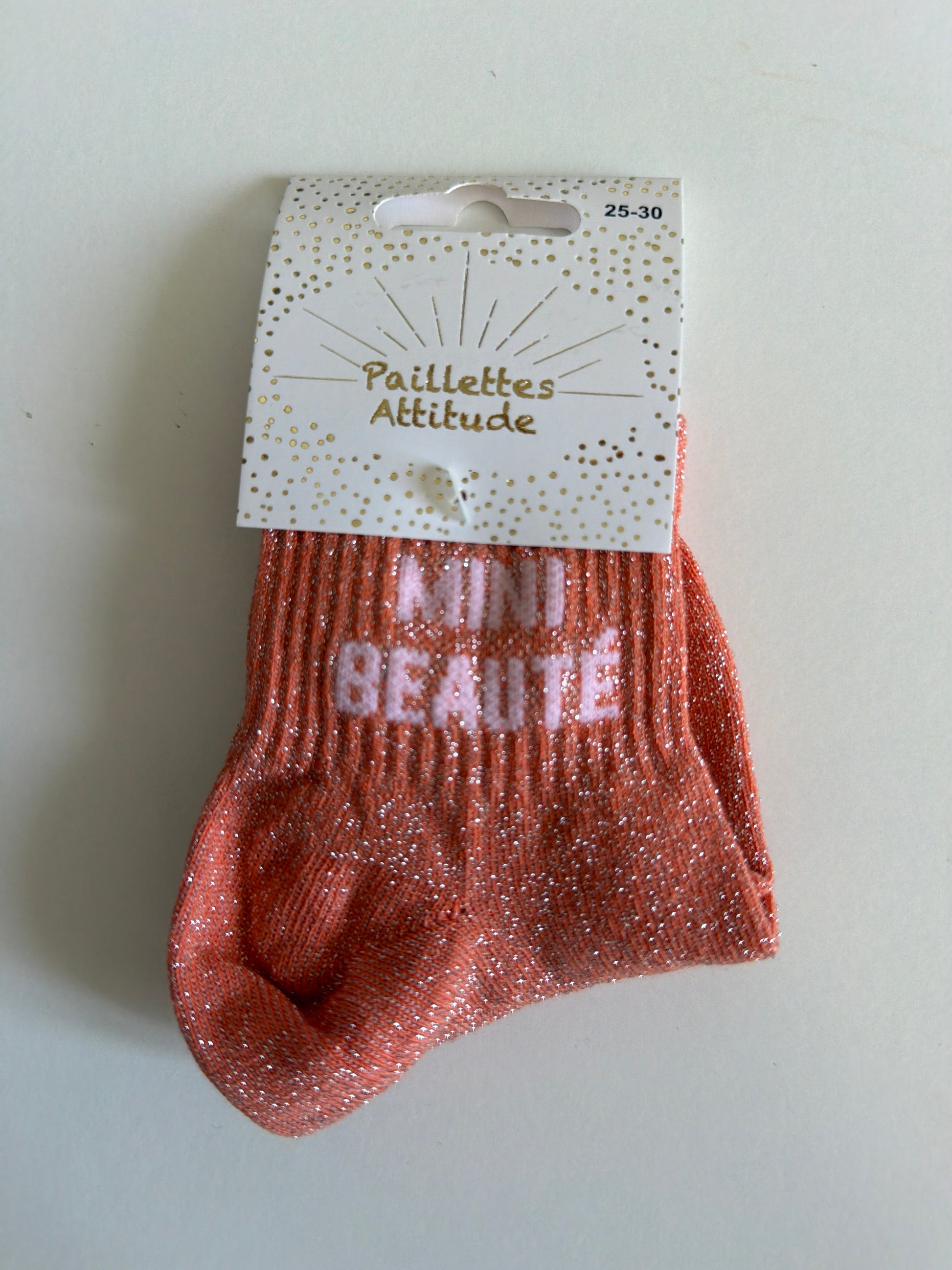 Chaussette de ville pailletée 25-30