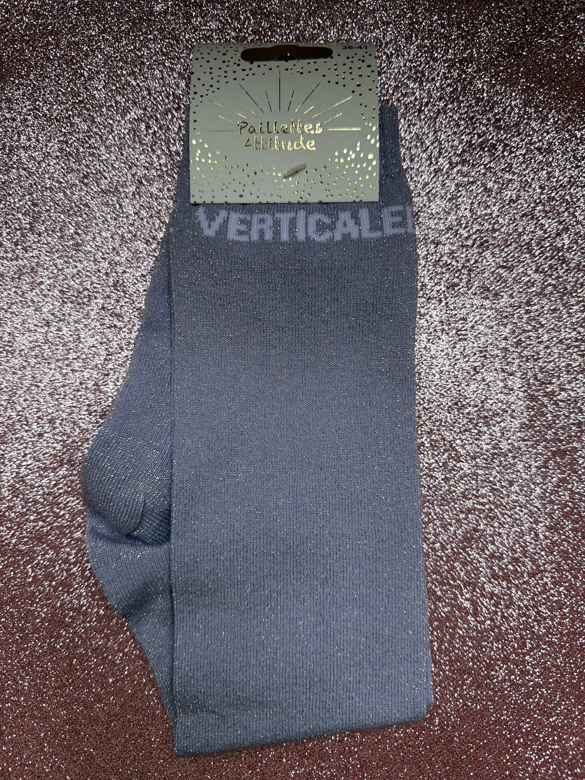 chaussette pailletée VERTICALEE 36/41