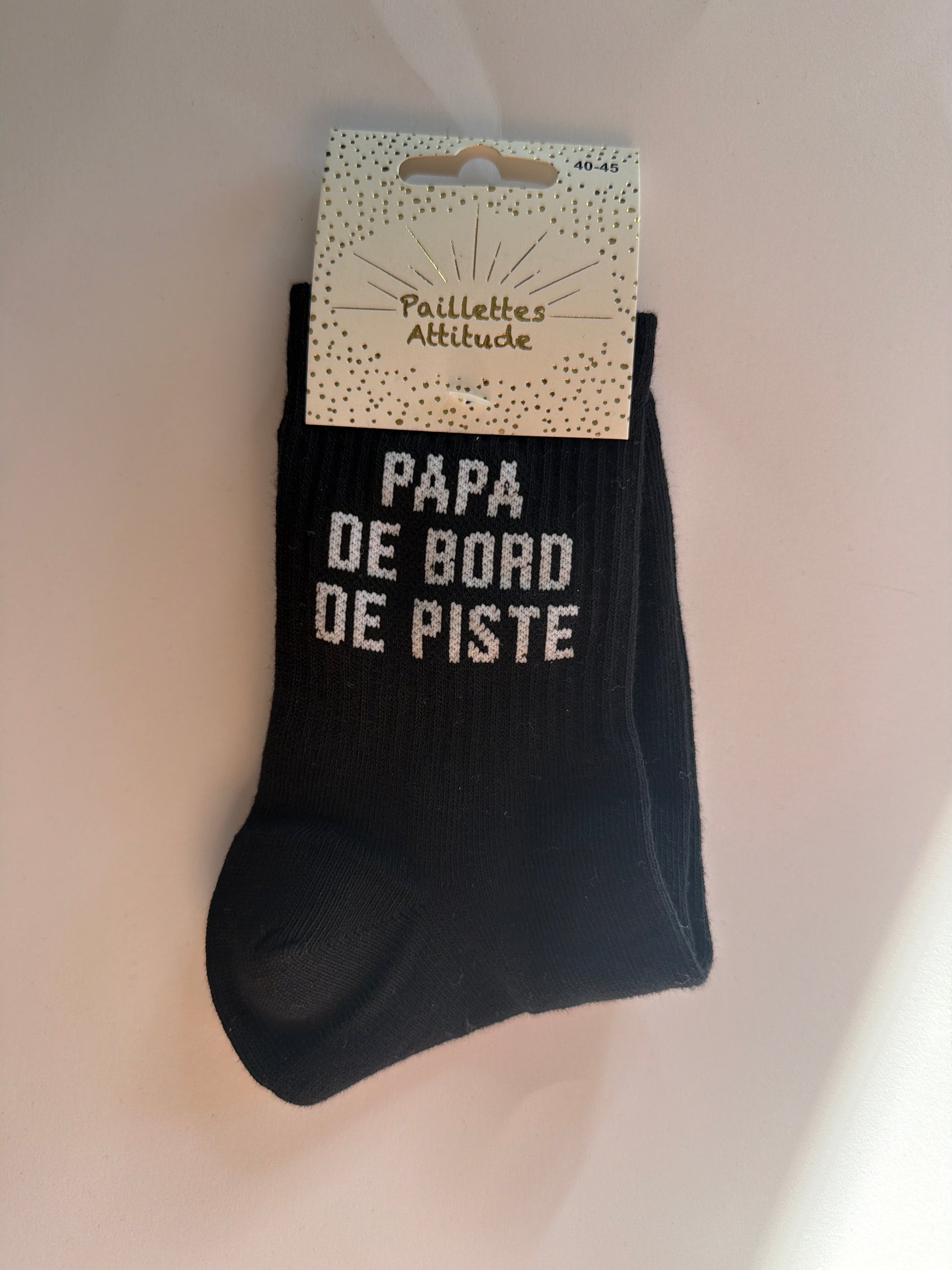 Chaussette de ville homme 40-45 PAPA DE BORD DE PISTE