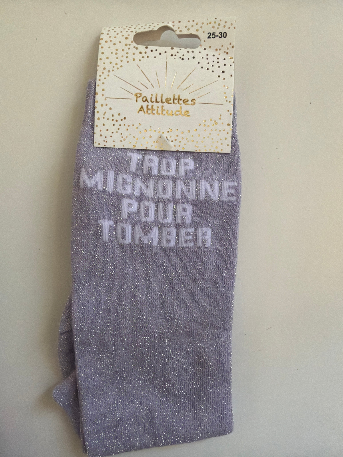 Chaussette pailletée équitation 25-30 TROP MIGNONNE POUR TOMBER