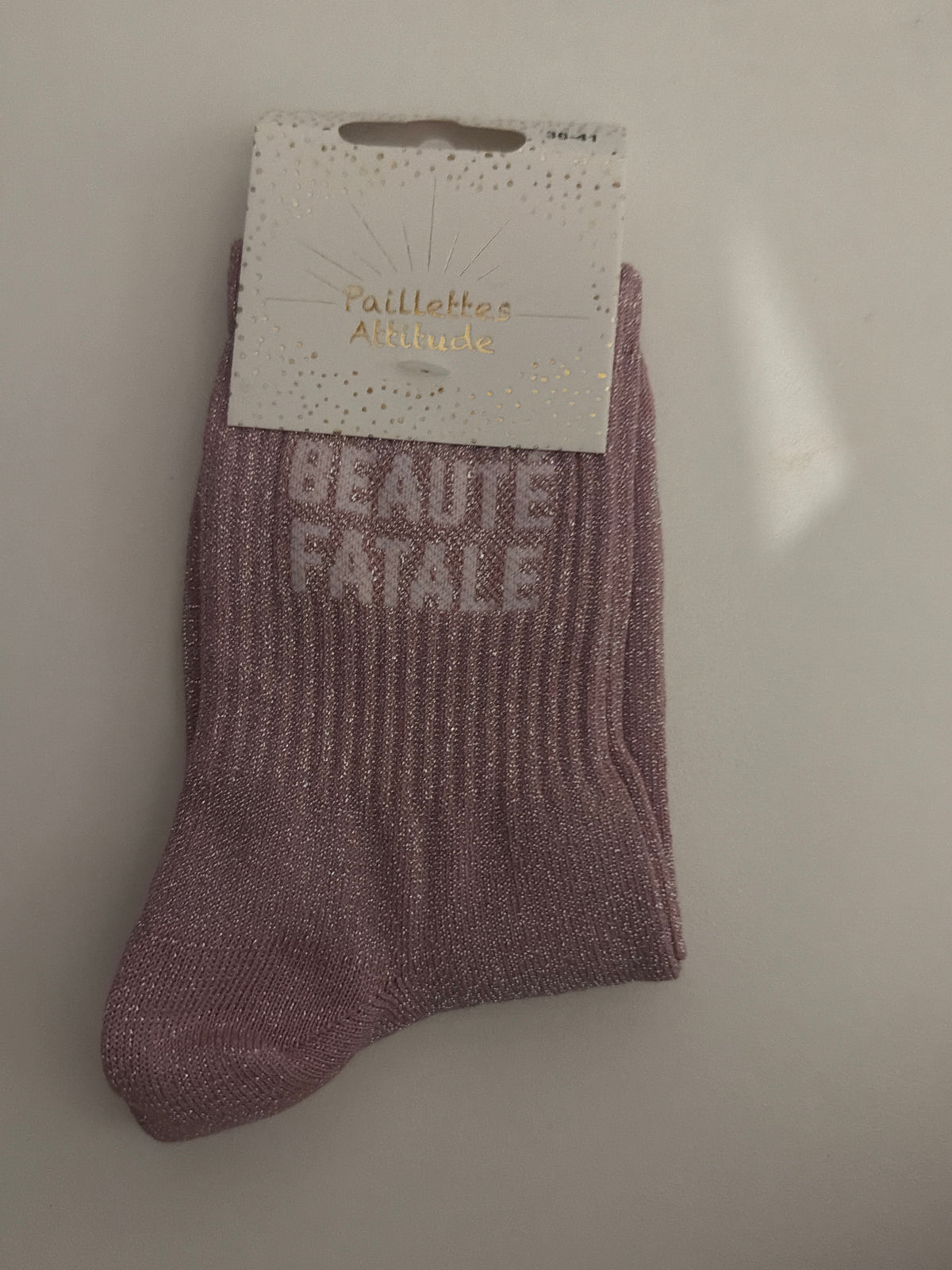 Chaussette de ville Pailletée 36-41 BEAUTÉ FATALE