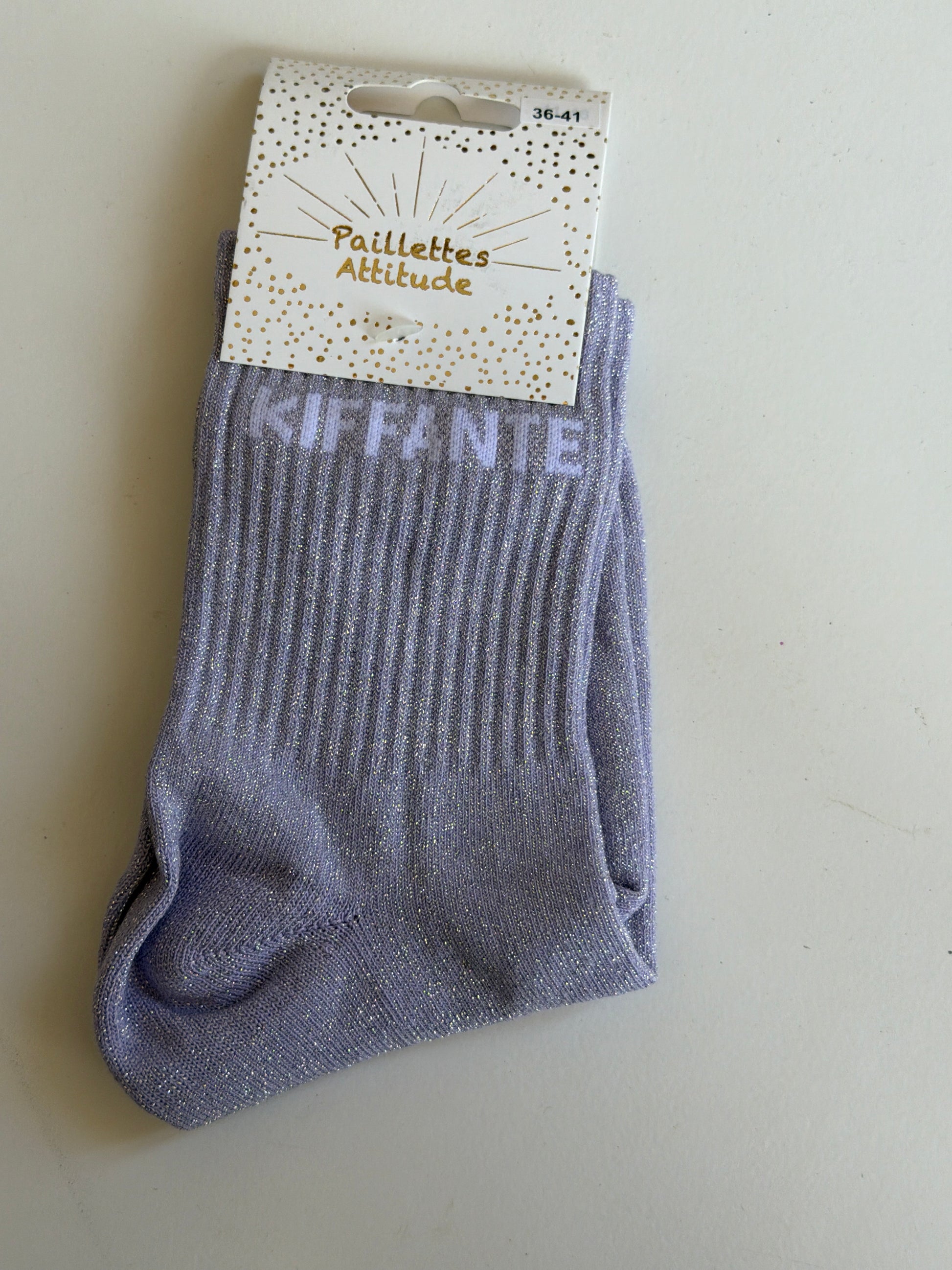 Chaussette de ville pailletée 36-41 KIFFANTE