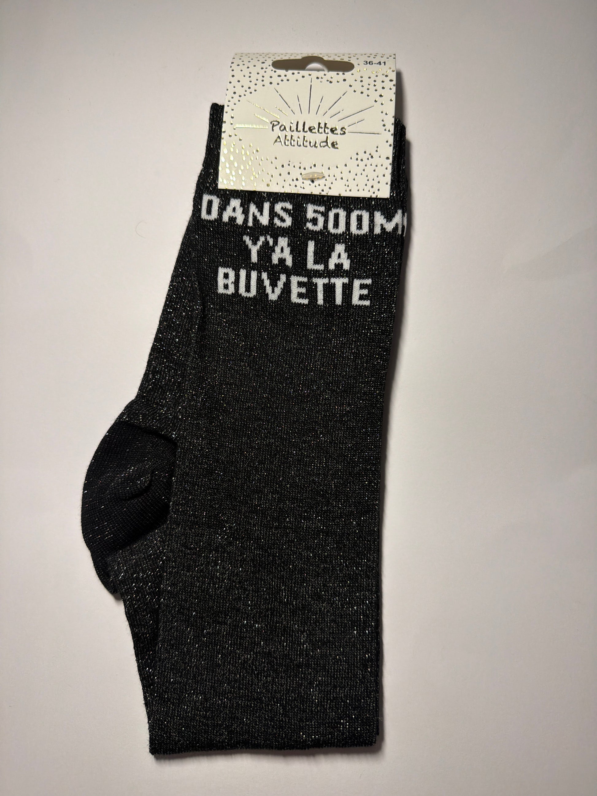 Chaussette pailletée équitation 36-41 DANS 500 M Y'A LA BUVETTE