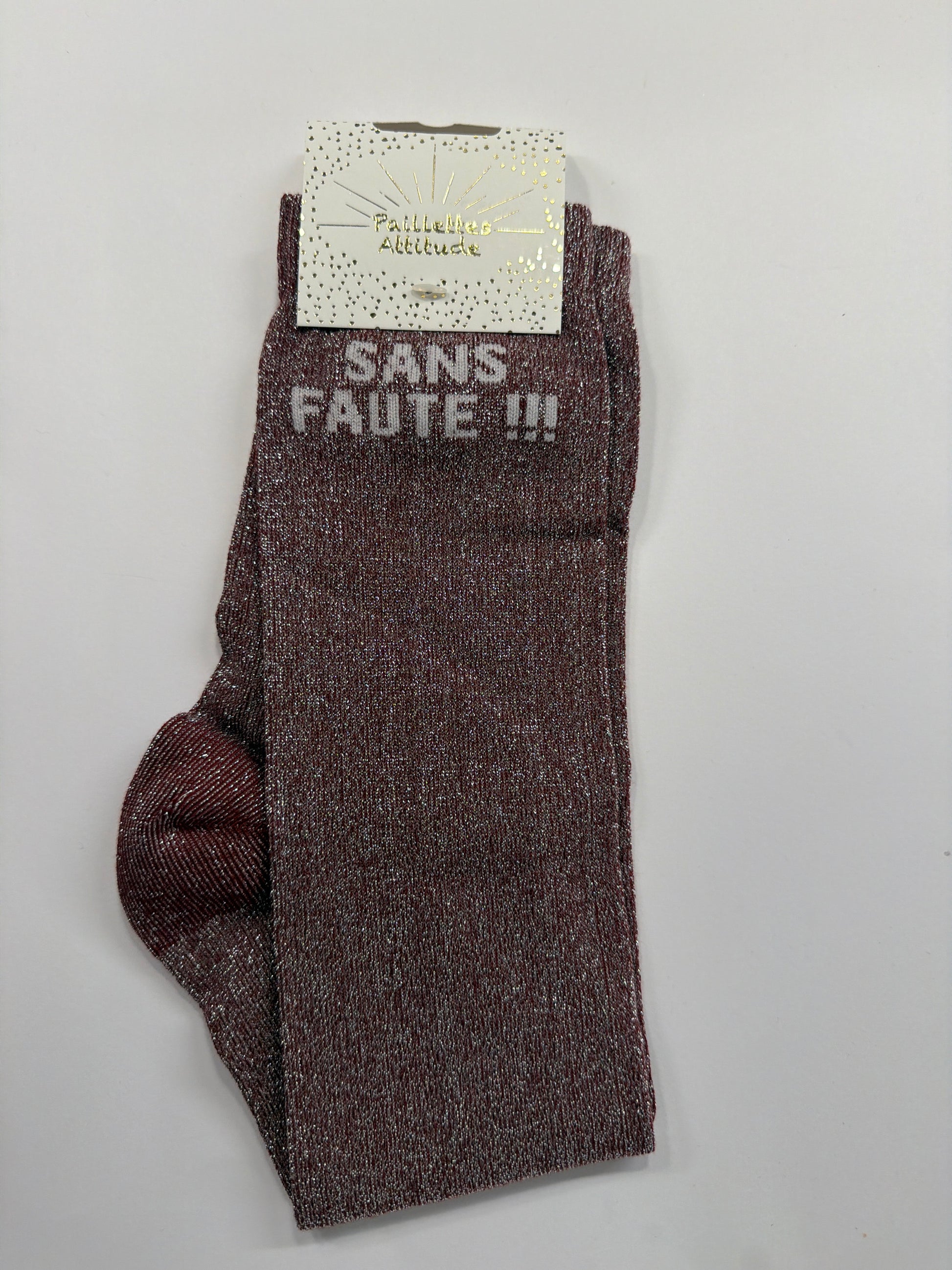 Chaussette équitation pailletée 36-41 SANS FAUTE !!!