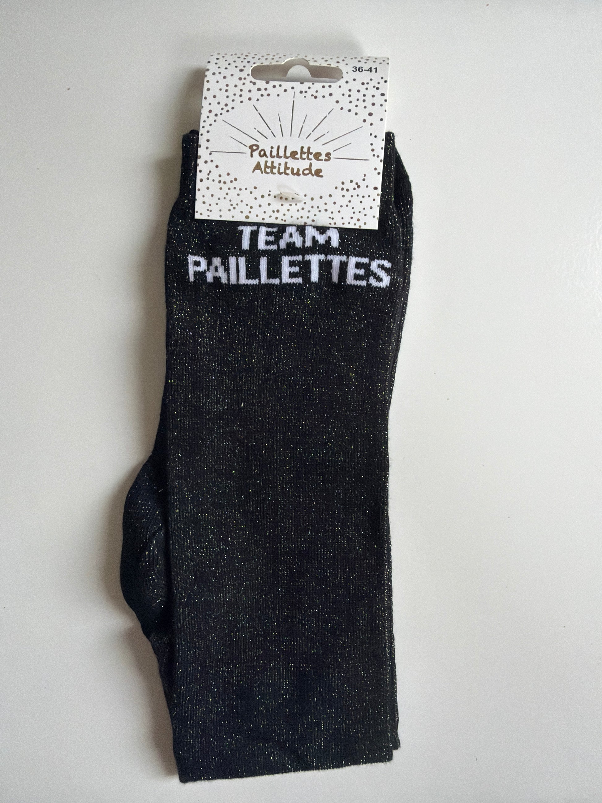 Chaussette pailletée équitation 36-41 TEAM PAILLETTES