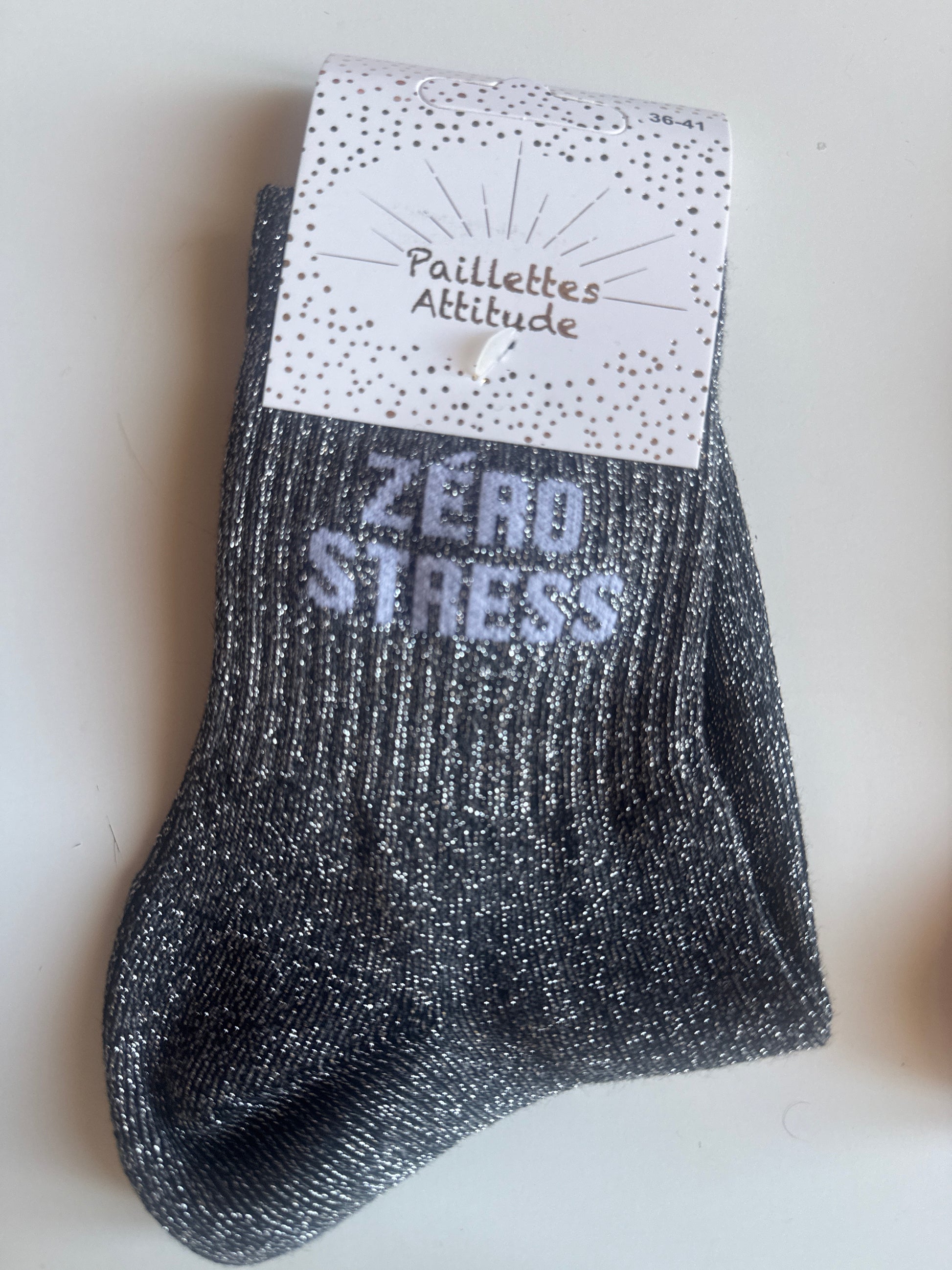 Chaussettes “Zéro Stress” – Taille 36/41 ✨