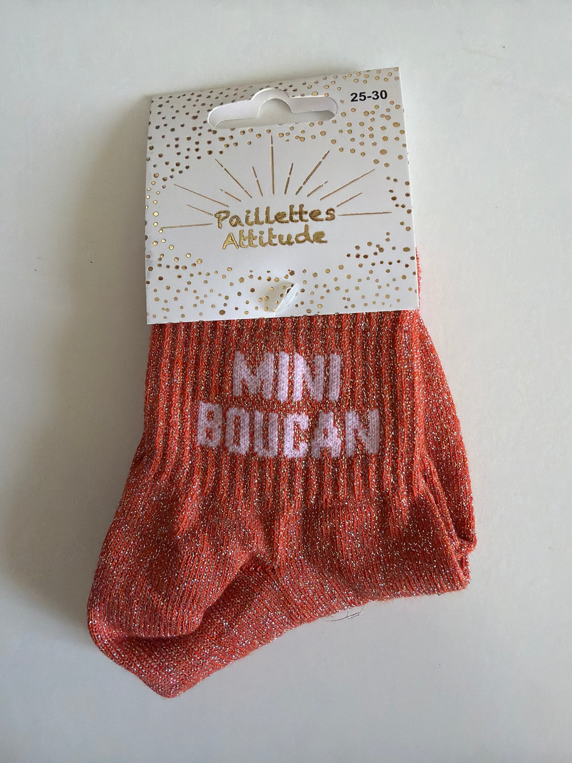 Chaussette de ville pailletée 25-30