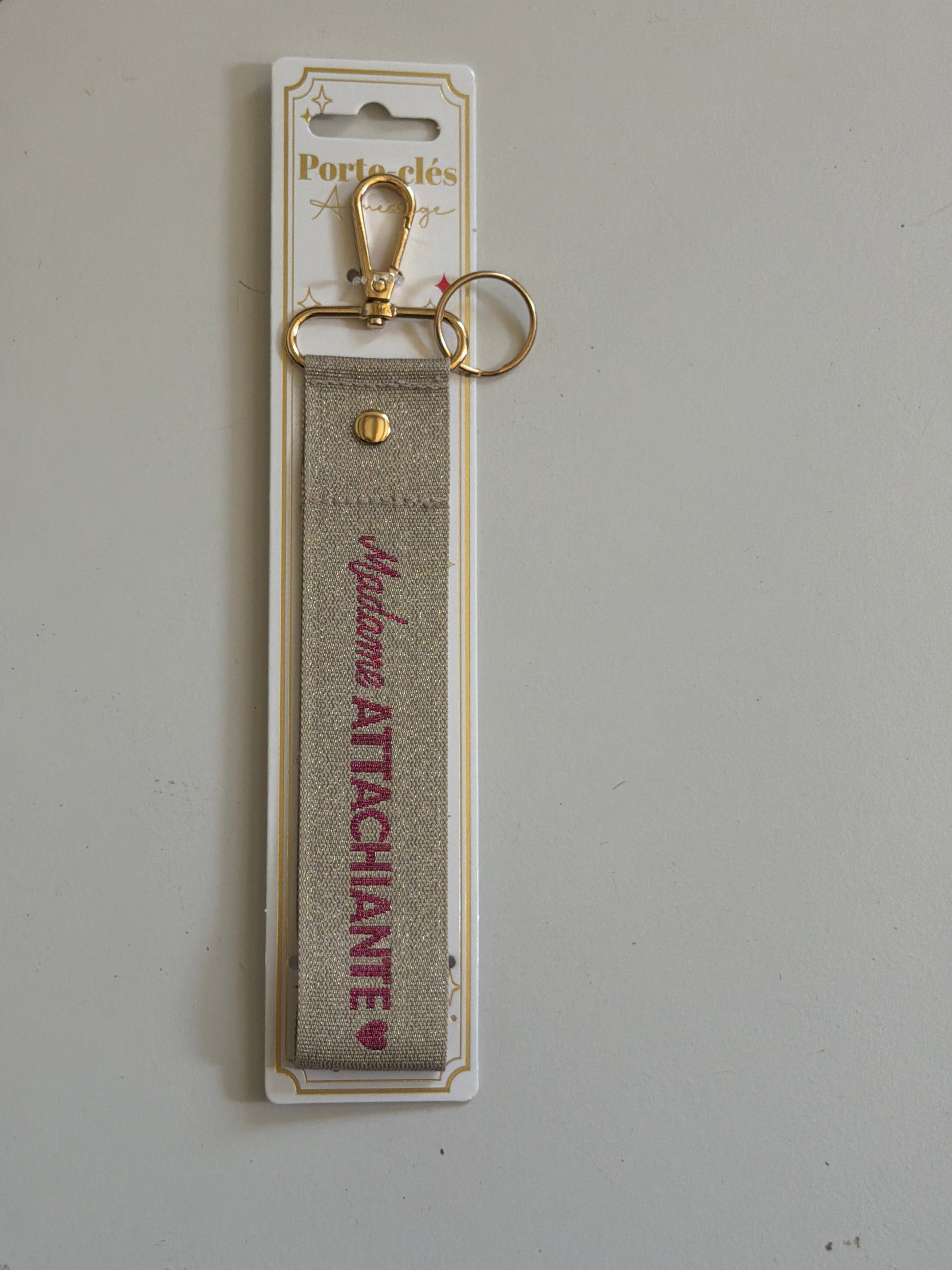 PORTE CLES LANIERE PAILLETTES