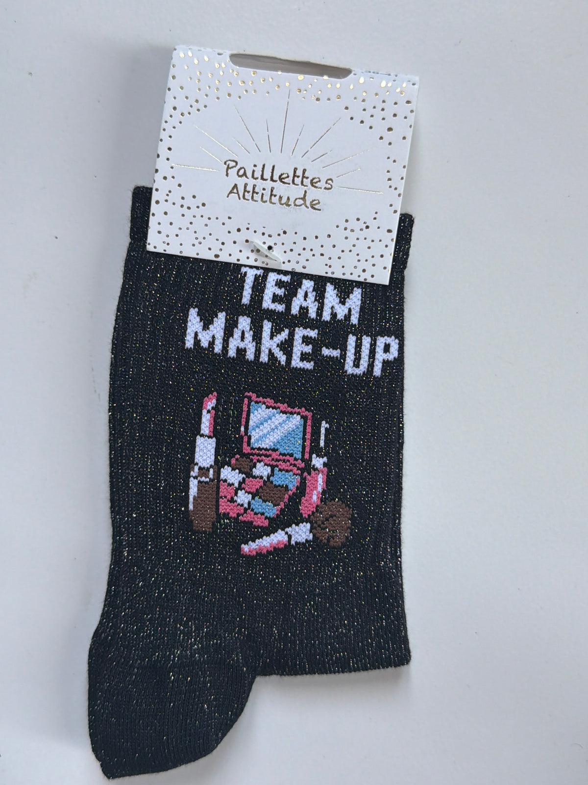 Chaussette de ville pailletée 36-41 TEAM MAKE-UP
