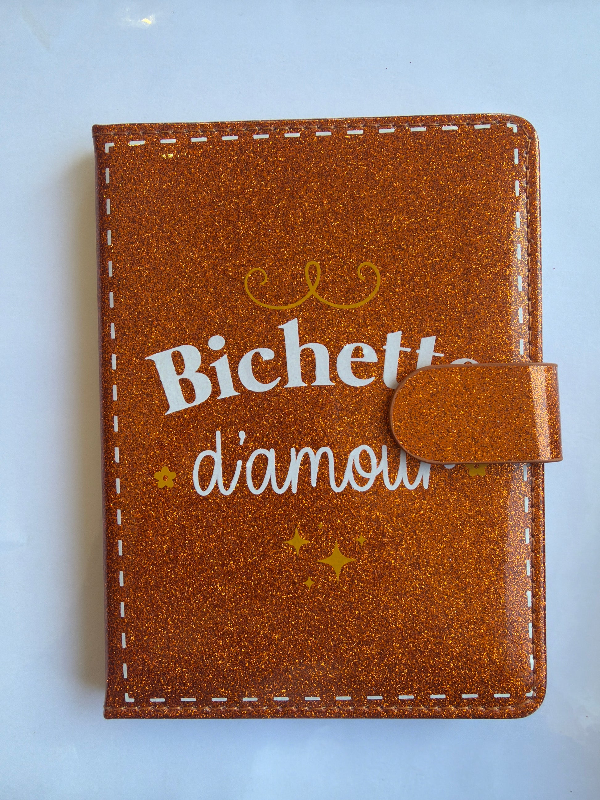 carnets de notes à paillettes