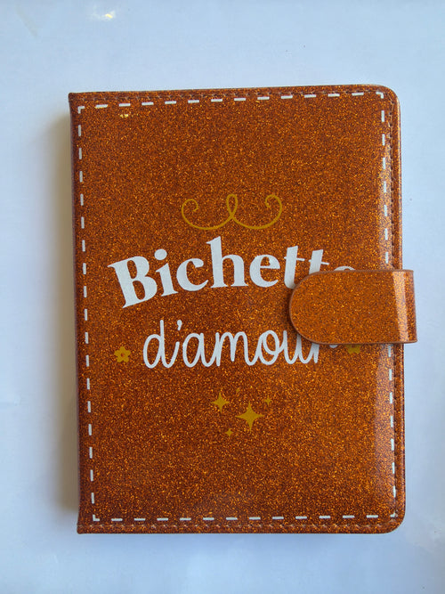carnets de notes à paillettes