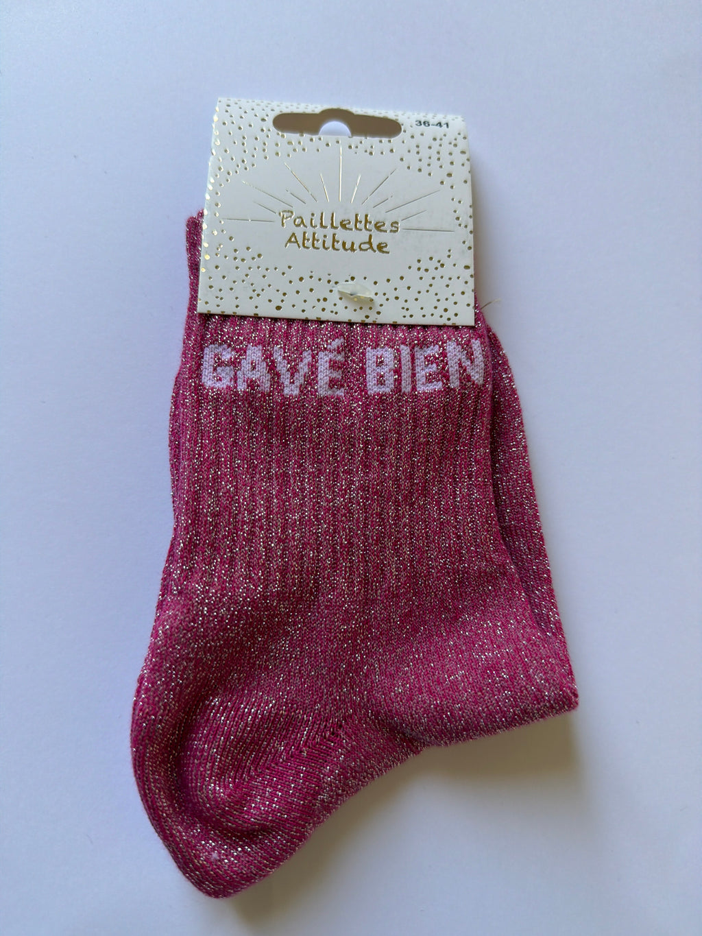 Chaussette de ville pailletée 36-41 GAVÉ BIEN