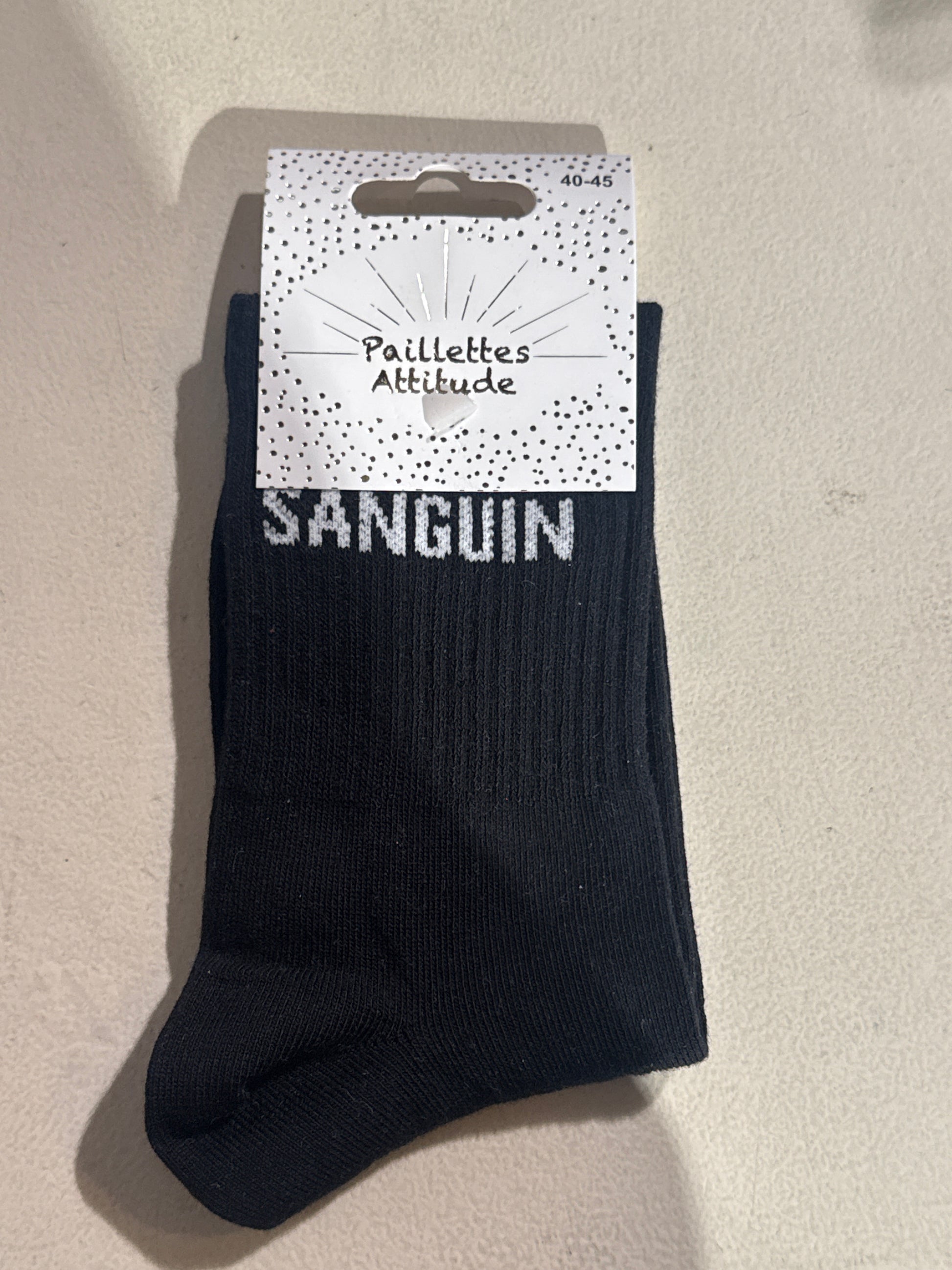 Chaussette SANGUIN Noir 40/45