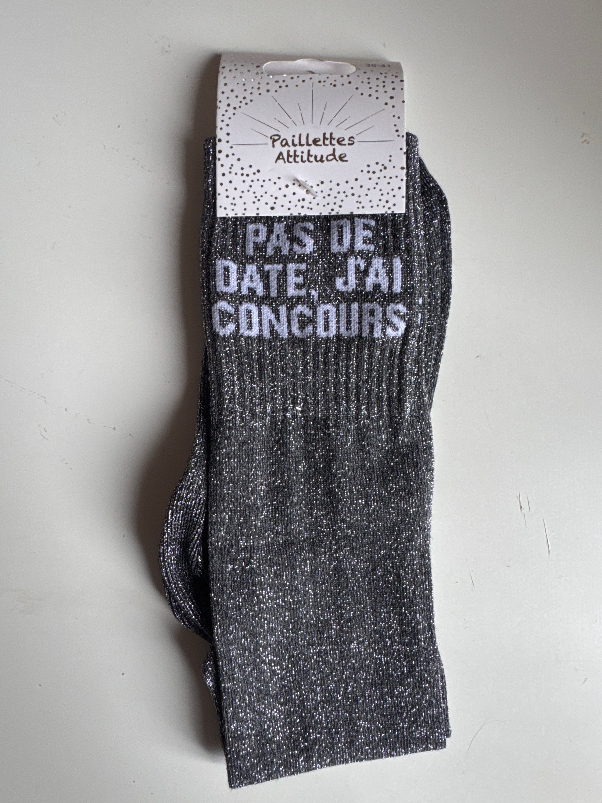 Chaussettes d’équitation pailletées – Pas de date, j’ai concours