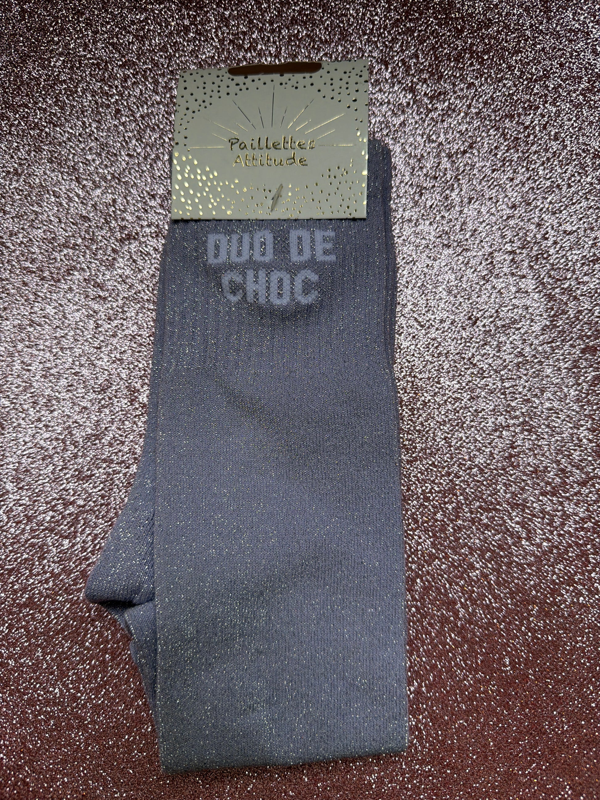 Chaussette pailletée DUO DE CHOC 36/41