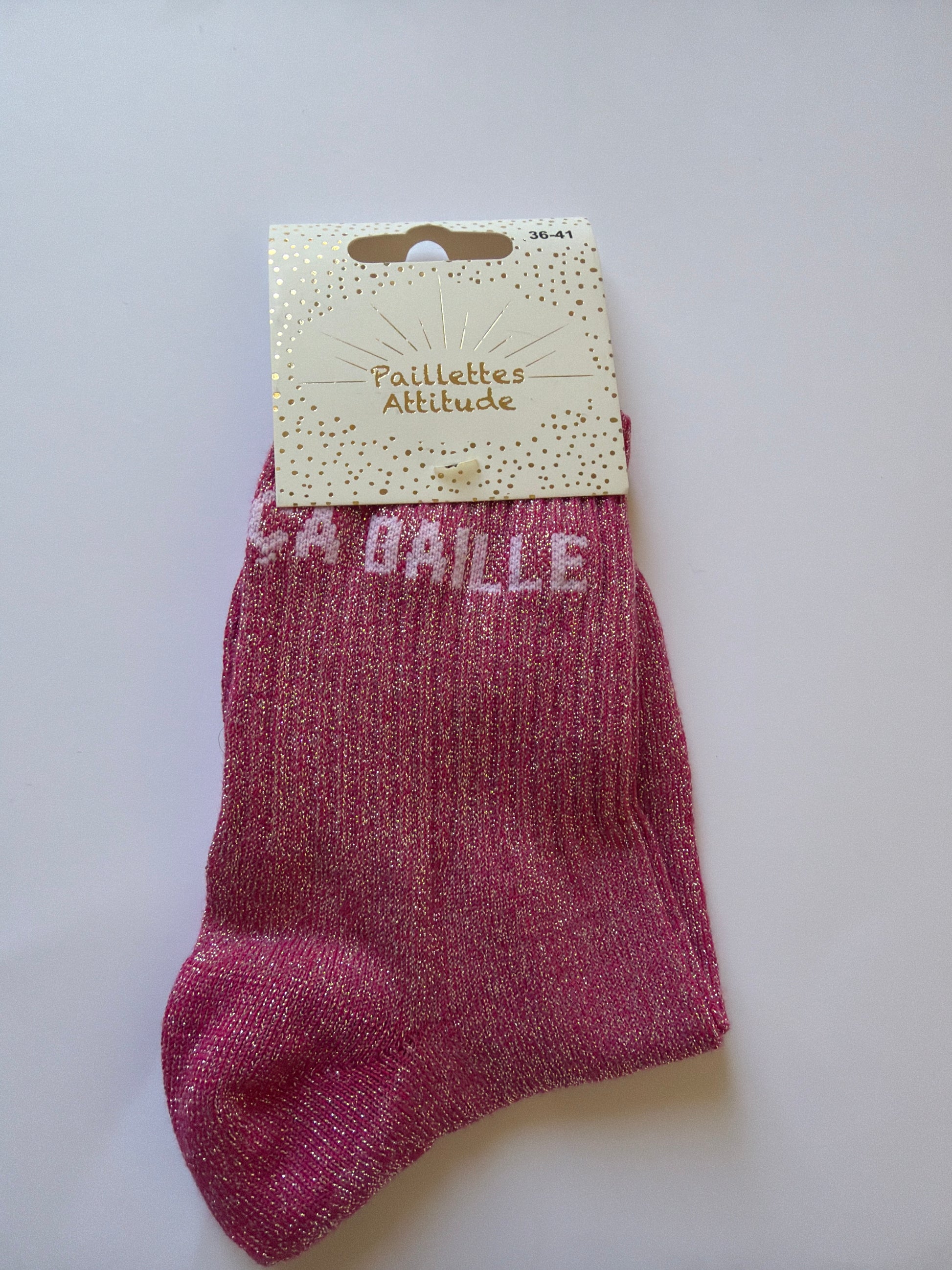 Chaussette de ville pailletée 36-41 ÇA DAILLE