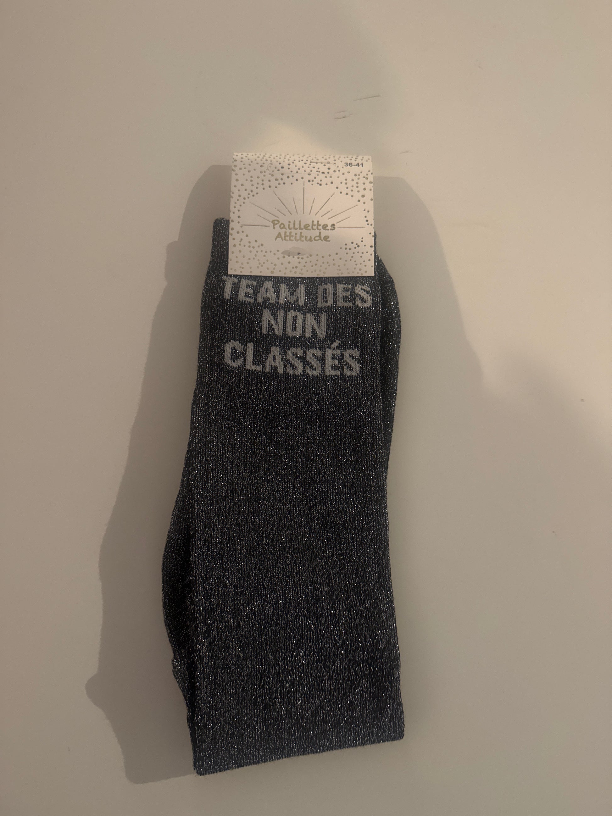 chaussette pailleté TEAM DES NON CLASSÉS 36/41