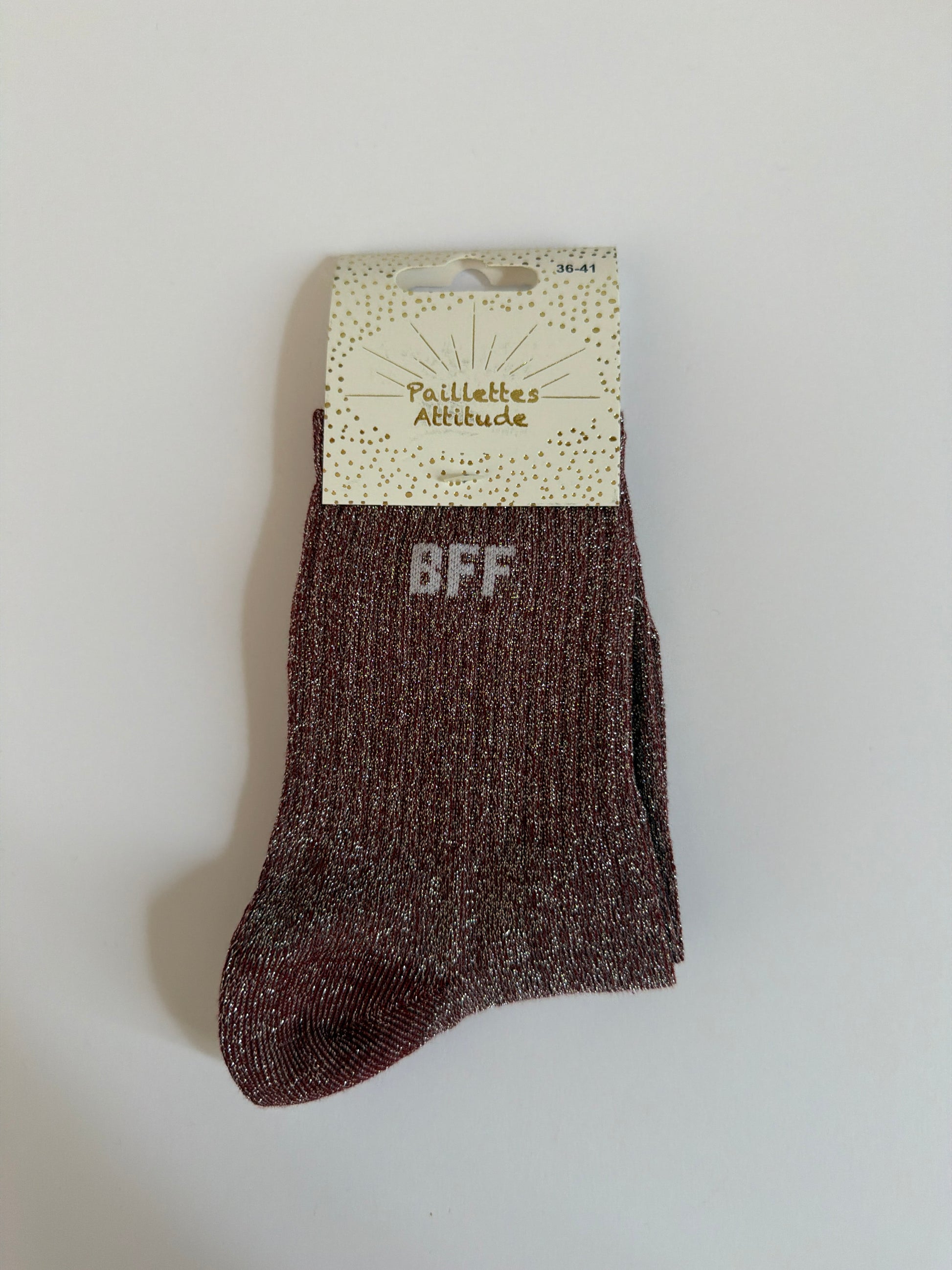Chaussette de ville pailletée 36-41 BFF