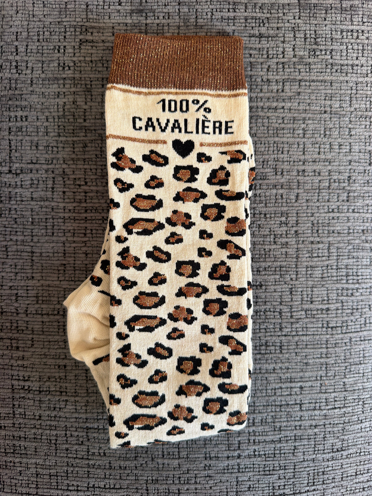 Chaussettes d’équitation pailletées 36-41 Collection imprimées 🐆