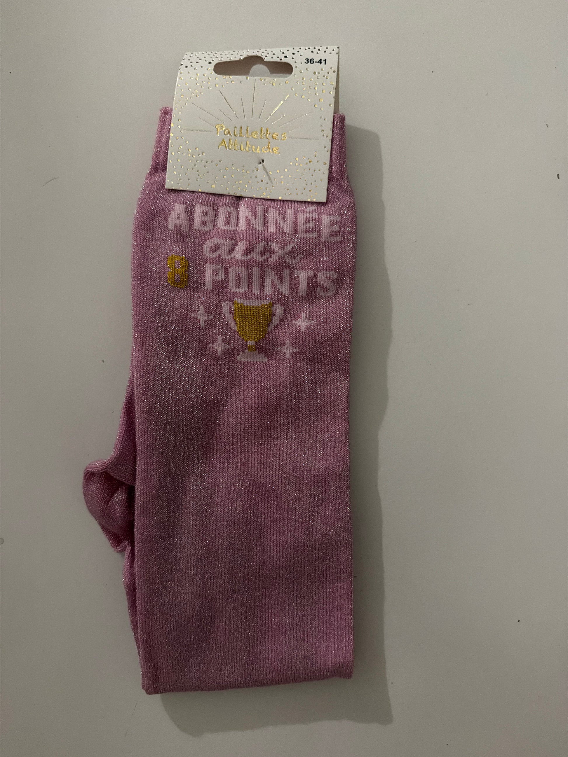 Chaussette pailletée équitation 36-41 ABONNÉE AUX 8 POINTS
